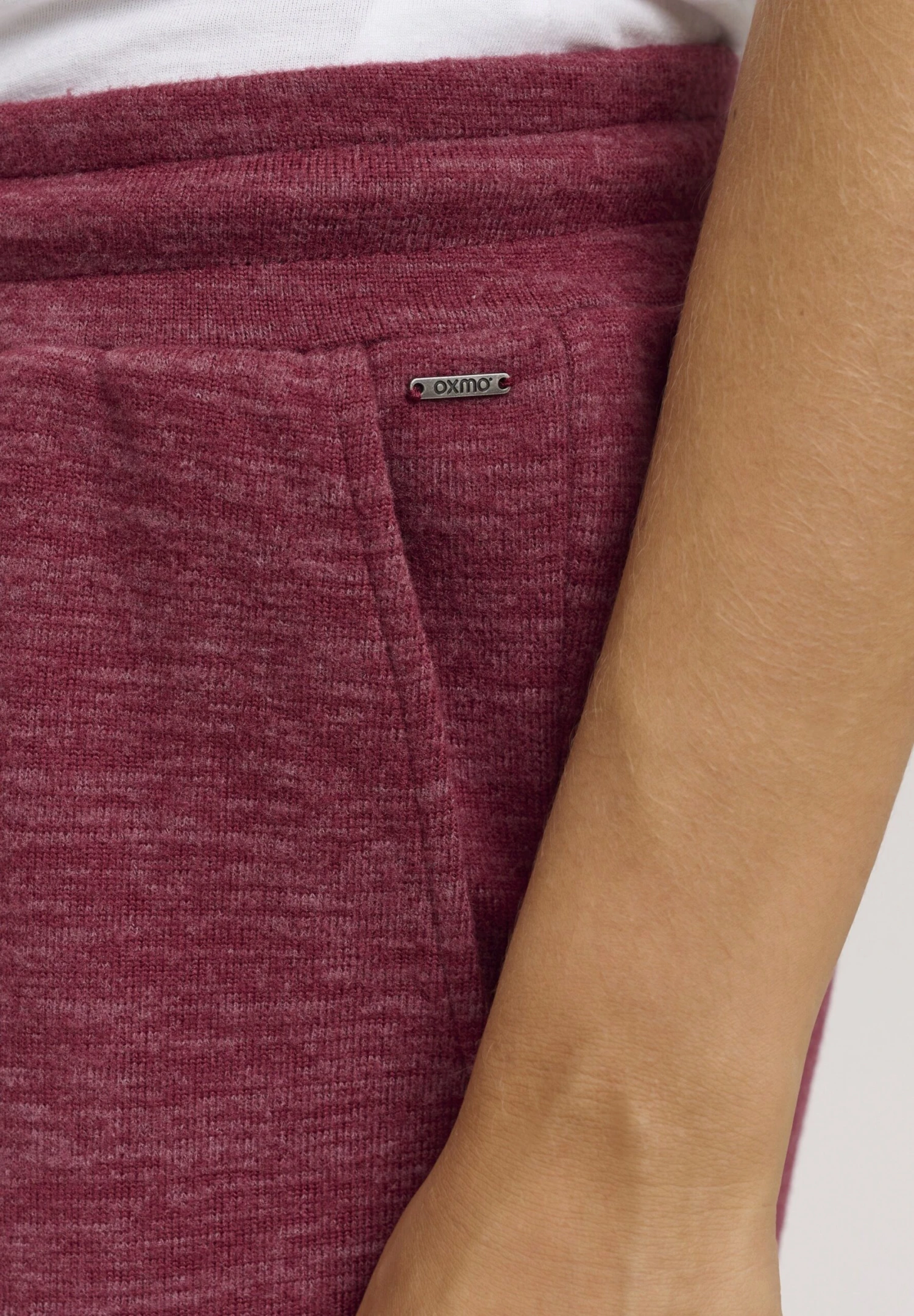 OXMO Oxbenita - Pantalones Deportivos - Wine Red Melange 5 OXMO Oxbenita - Pantalones Deportivos - Wine Red Melange - Imagen 5