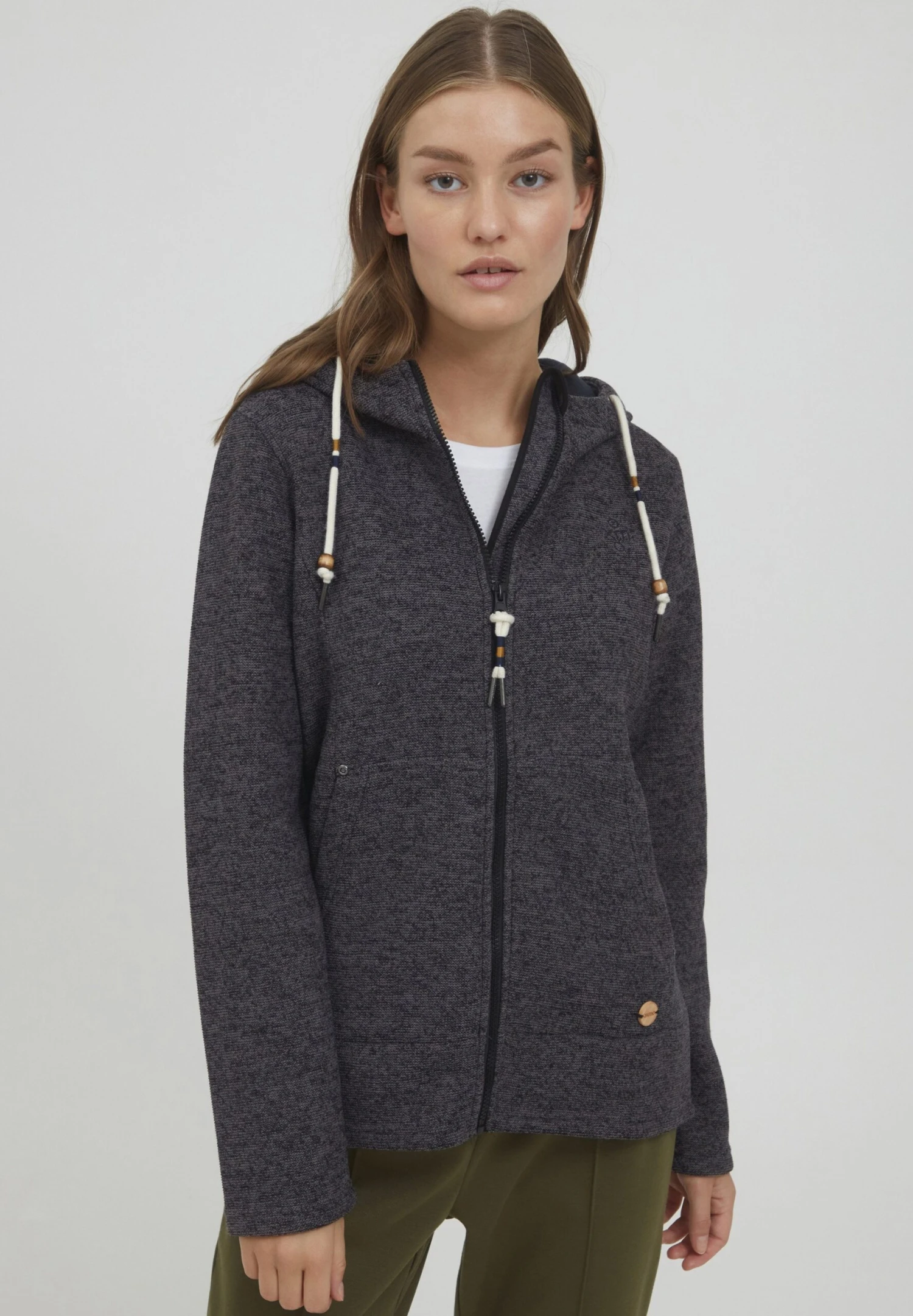 OXMO Oxfia - Sudadera Con Cremallera - Black 1 OXMO Oxfia - Sudadera Con Cremallera - Black