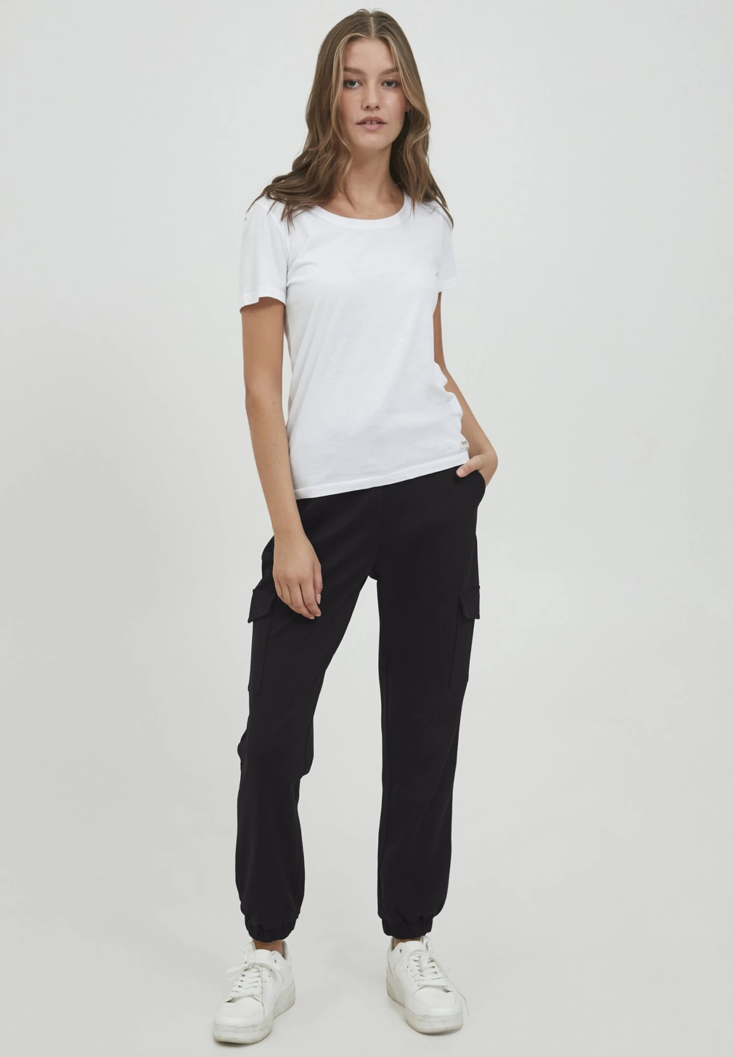 OXMO Oxhenni - Pantalones Cargo - Black 2 OXMO Oxhenni - Pantalones Cargo - Black - Imagen 2