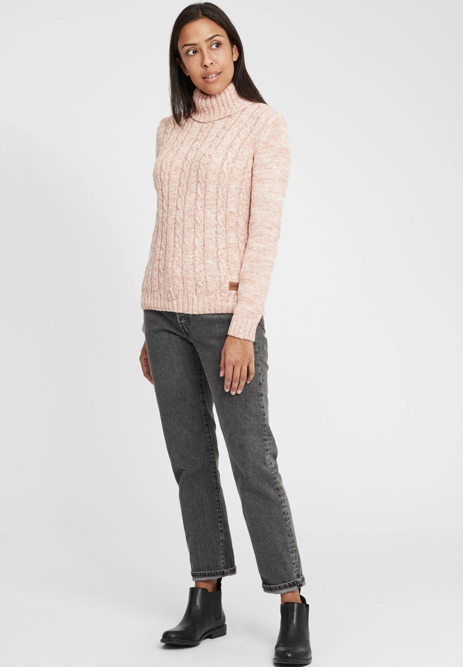 OXMO Oxphilipa - Jersey De Punto - Powder Rose 2 OXMO Oxphilipa - Jersey De Punto - Powder Rose - Imagen 2