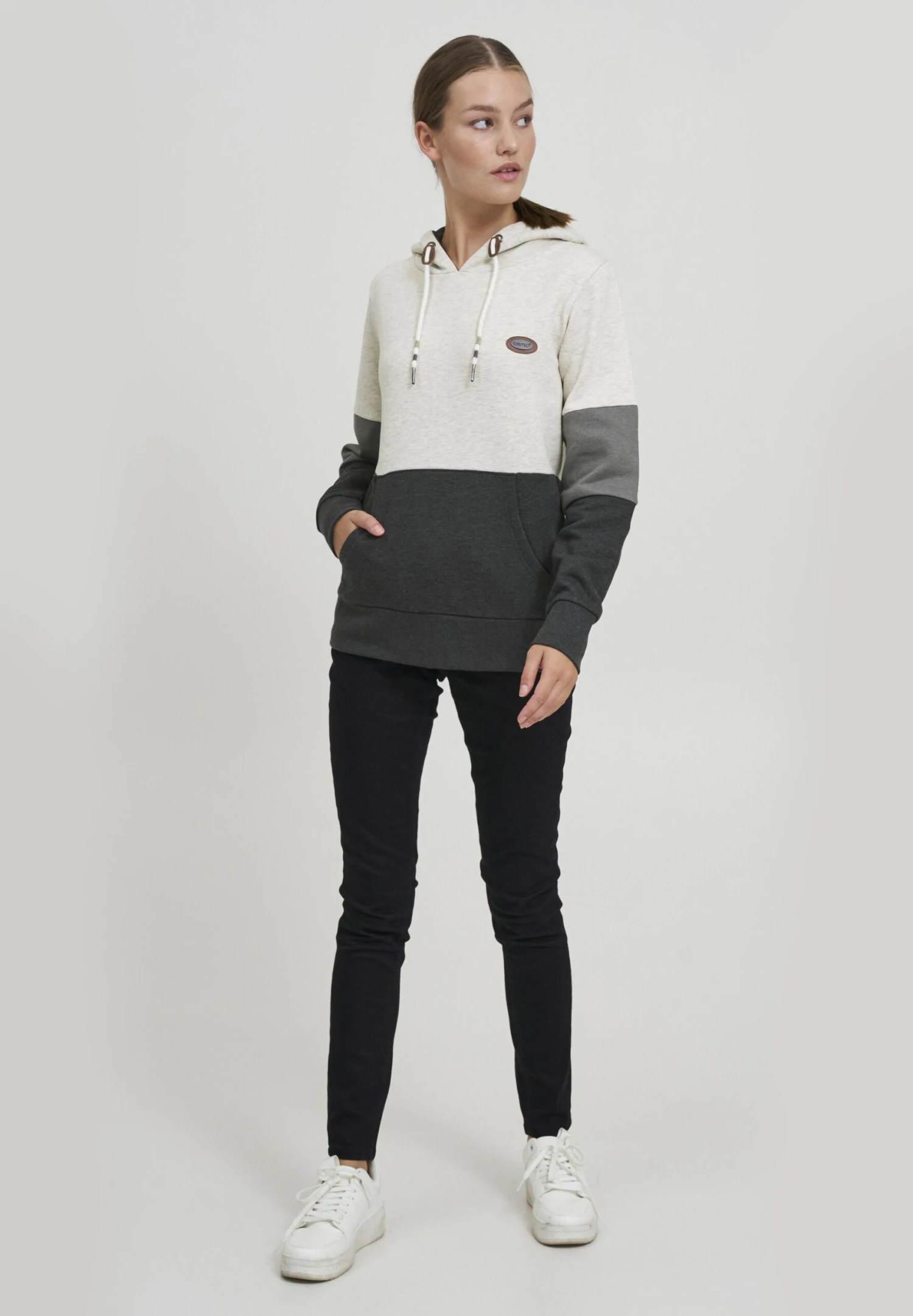 OXMO Oxkathrine - Sudadera - Oyster Grey Melange 2 OXMO Oxkathrine - Sudadera - Oyster Grey Melange - Imagen 2