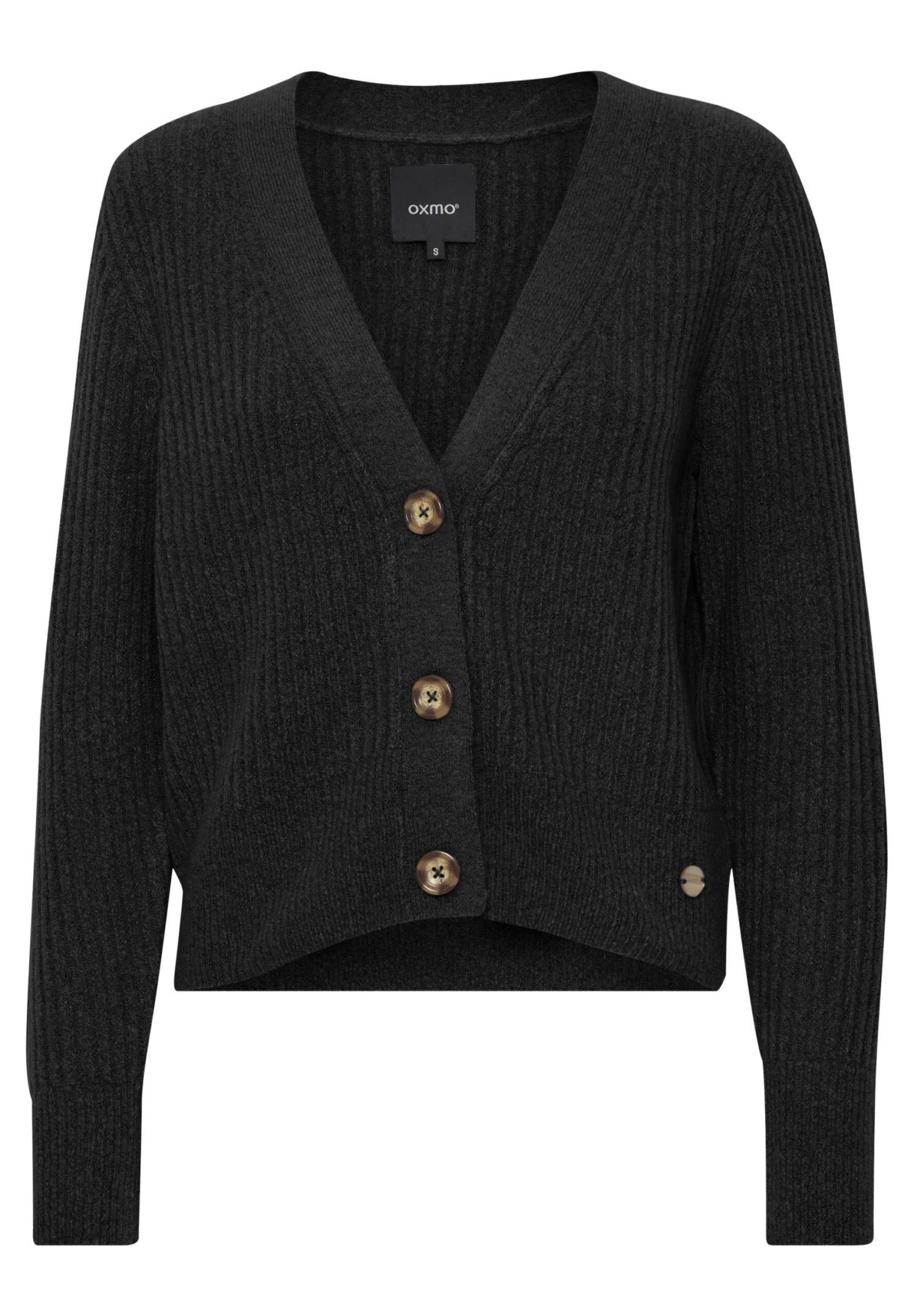 OXMO Oxnorene - Chaqueta De Punto - Black 6 OXMO Oxnorene - Chaqueta De Punto - Black - Imagen 6