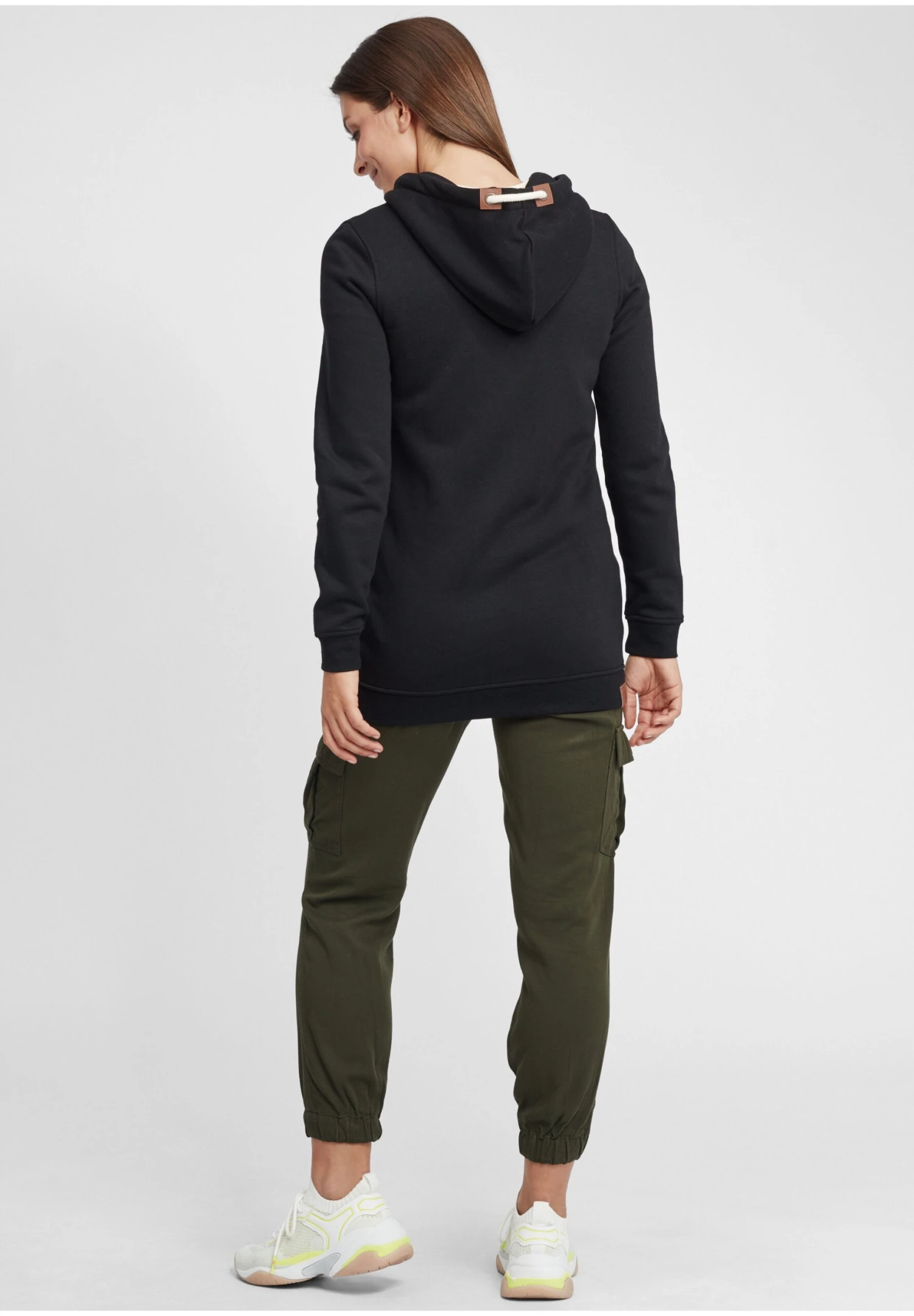 OXMO Oxvicky - Sudadera Con Cremallera - Black 3 OXMO Oxvicky - Sudadera Con Cremallera - Black - Imagen 3