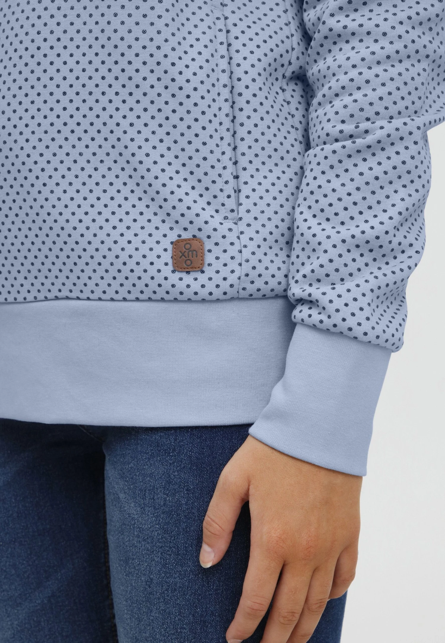 OXMO Oxvera - Jersey Con Capucha - Brunnera Blue 5 OXMO Oxvera - Jersey Con Capucha - Brunnera Blue - Imagen 5