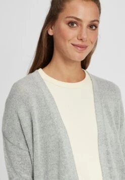 OXMO Oxgisele - Chaqueta De Punto - Light Grey Melange 9 OXMO Oxgisele - Chaqueta De Punto - Light Grey Melange -OXMO Tienda En Línea 5c0a61713fbd472283780a4b115d3c50