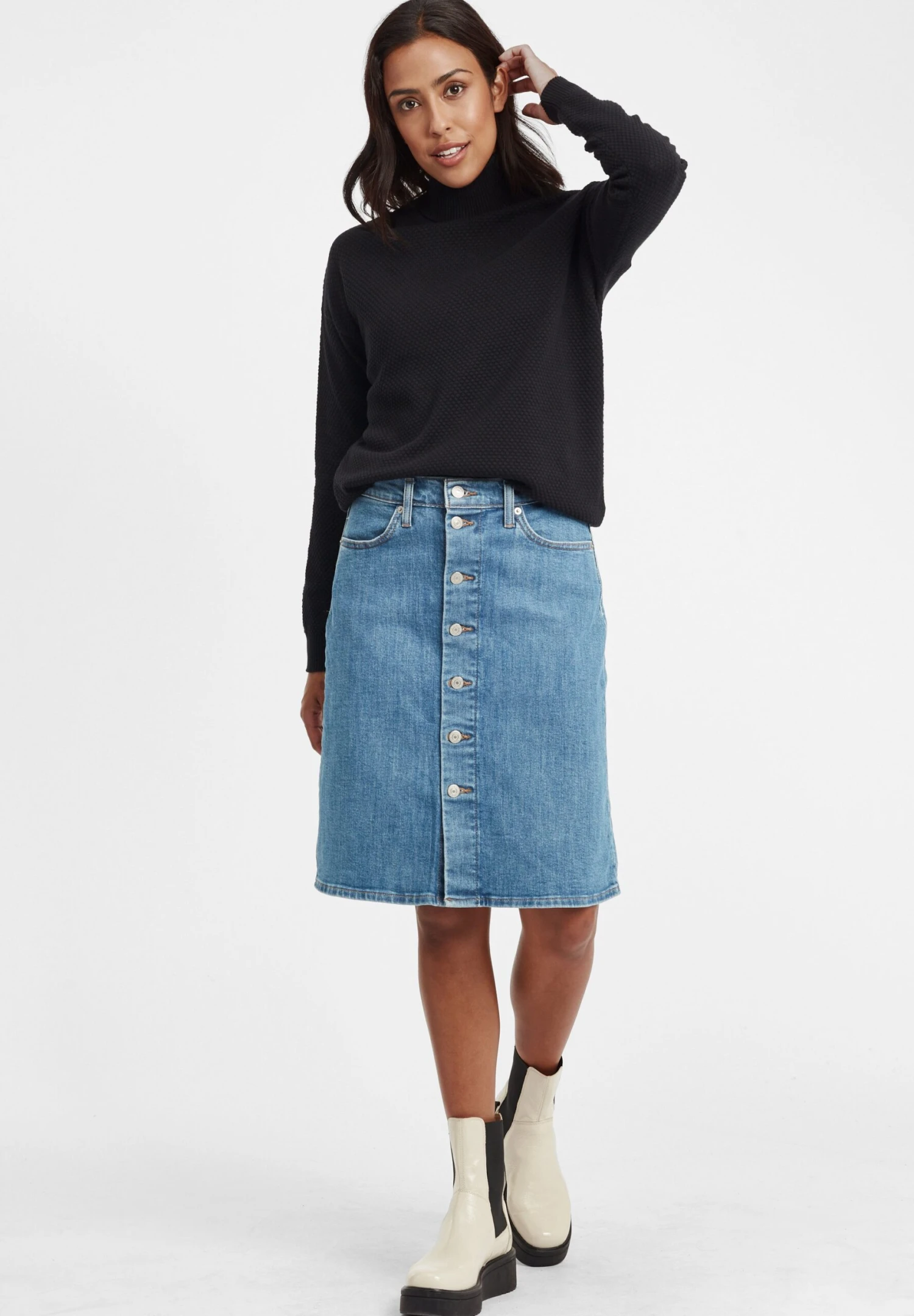 OXMO Oxsina - Jersey De Punto - Black 2 OXMO Oxsina - Jersey De Punto - Black - Imagen 2