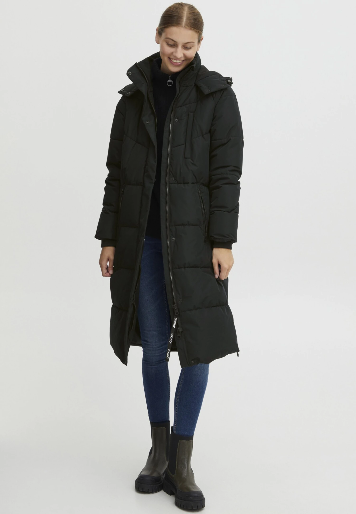 OXMO Oxjulie - Abrigo De Invierno - Black 2 OXMO Oxjulie - Abrigo De Invierno - Black - Imagen 2