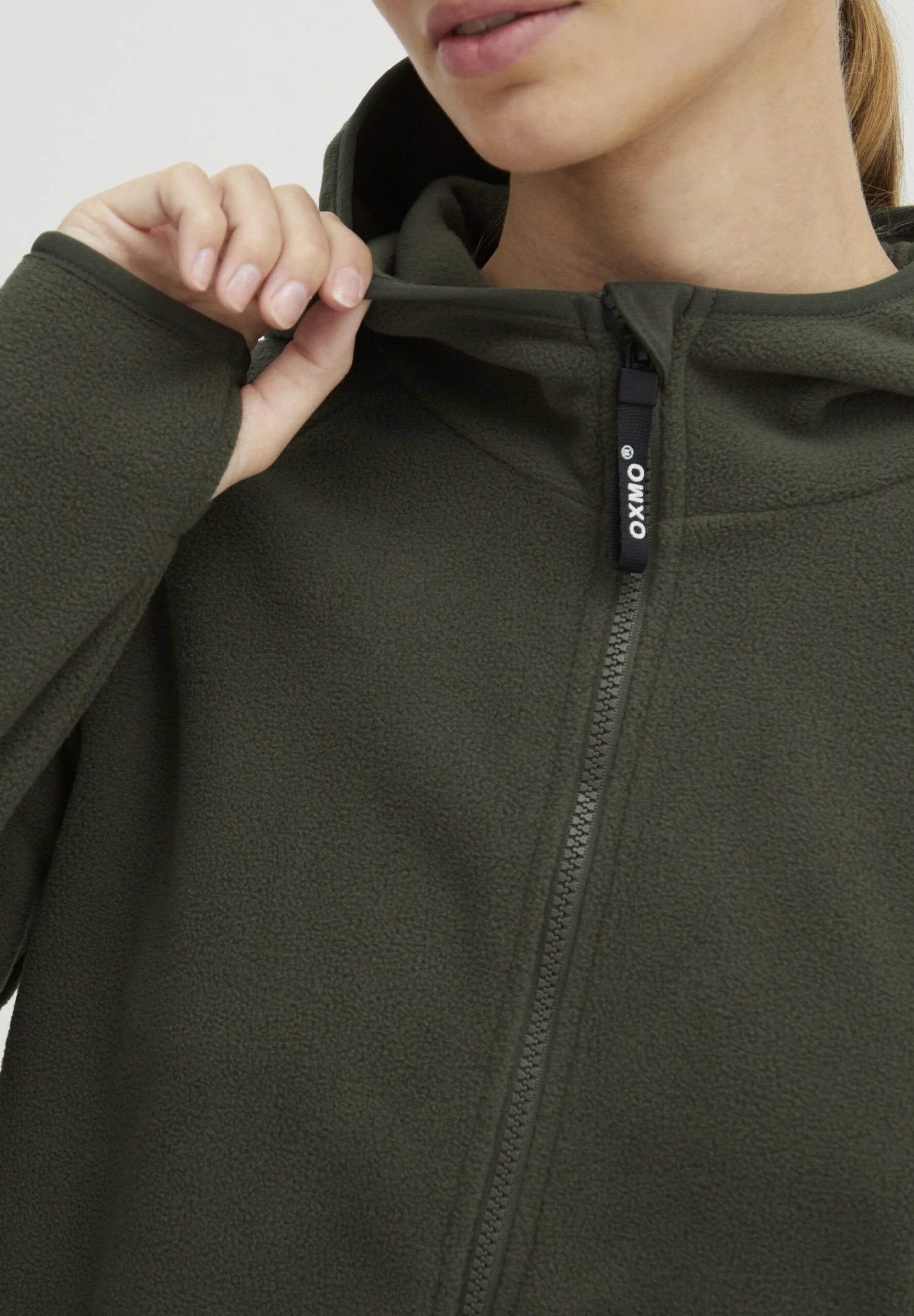 OXMO Oxfinja - Forro Polar - Ivy Green 4 OXMO Oxfinja - Forro Polar - Ivy Green - Imagen 4