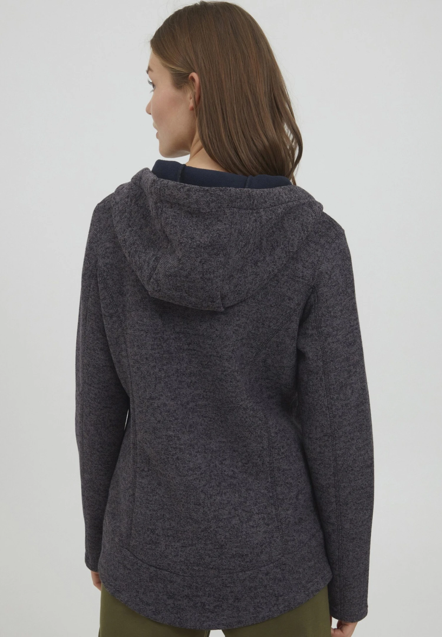 OXMO Oxfia - Sudadera Con Cremallera - Black 3 OXMO Oxfia - Sudadera Con Cremallera - Black - Imagen 3