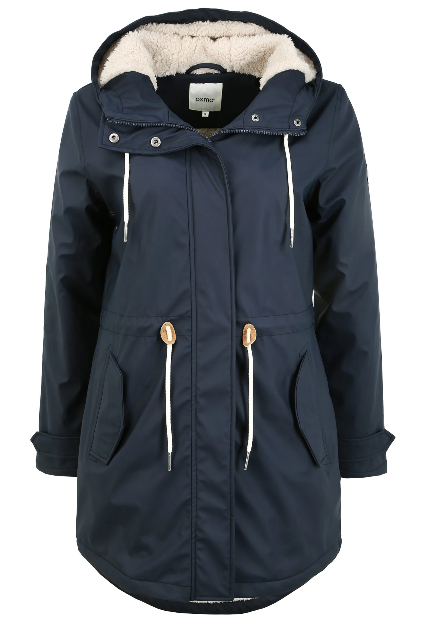 OXMO Oxjolina - Parka - Insignia Blue 6 OXMO Oxjolina - Parka - Insignia Blue - Imagen 6