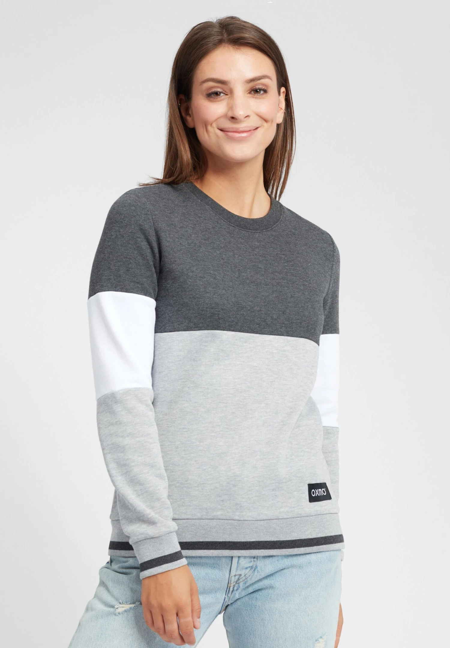 OXMO Oxomaya - Sudadera - Dark Grey Melange 1 OXMO Oxomaya - Sudadera - Dark Grey Melange