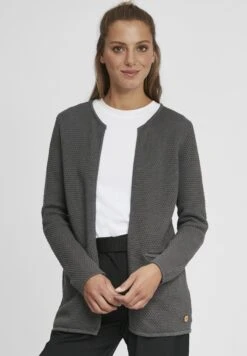 OXMO Oxhilda - Chaqueta De Punto - Pewter