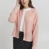 OXMO Kike - Chaqueta De Punto - Coral Cloud