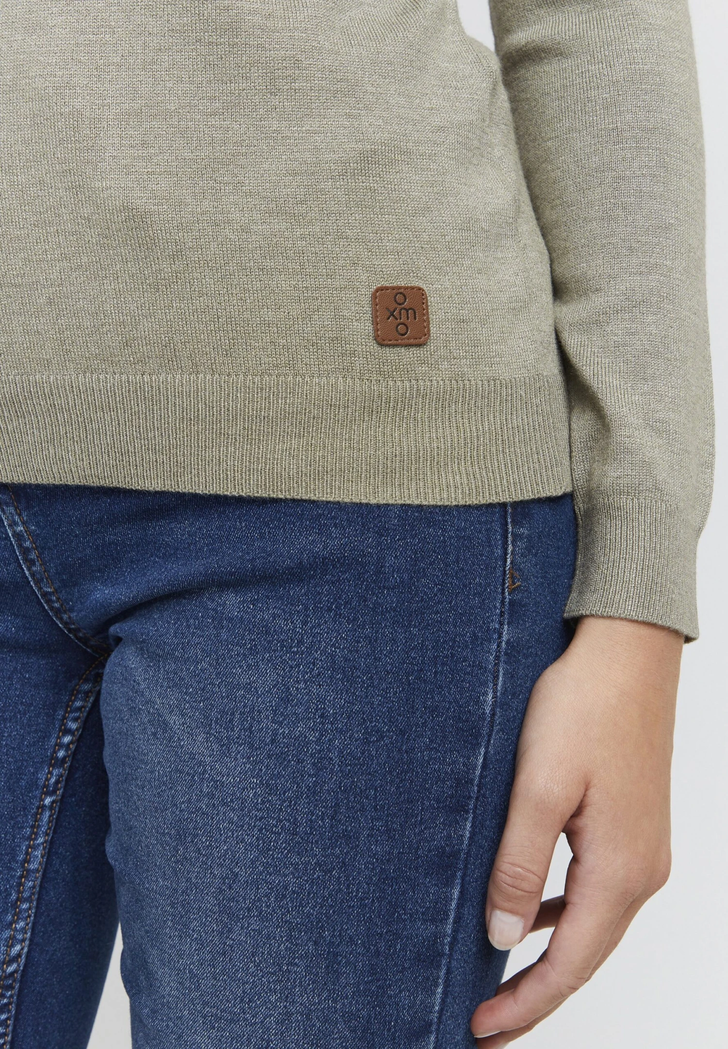 OXMO Oxedda - Jersey De Punto - Seagrass Melange 5 OXMO Oxedda - Jersey De Punto - Seagrass Melange - Imagen 5