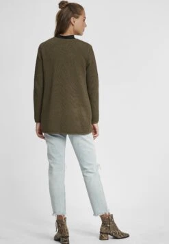 OXMO Oxhilda - Chaqueta De Punto - Ivy Green -OXMO Tienda En Línea 65a21838fdd8416fbb40b0091bb60abe