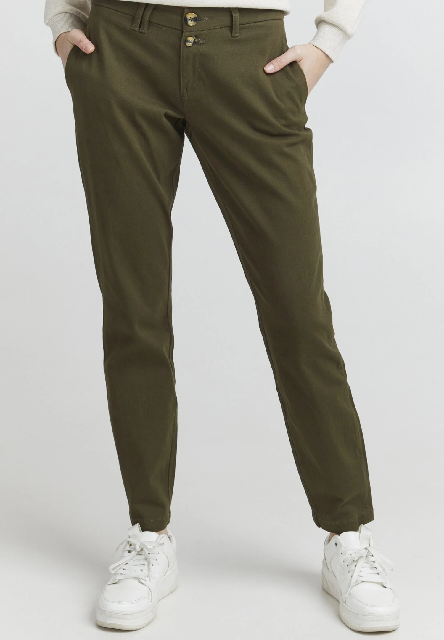 OXMO Pilar - Pantalones Chinos - Grape Leaf 1 OXMO Pilar - Pantalones Chinos - Grape Leaf