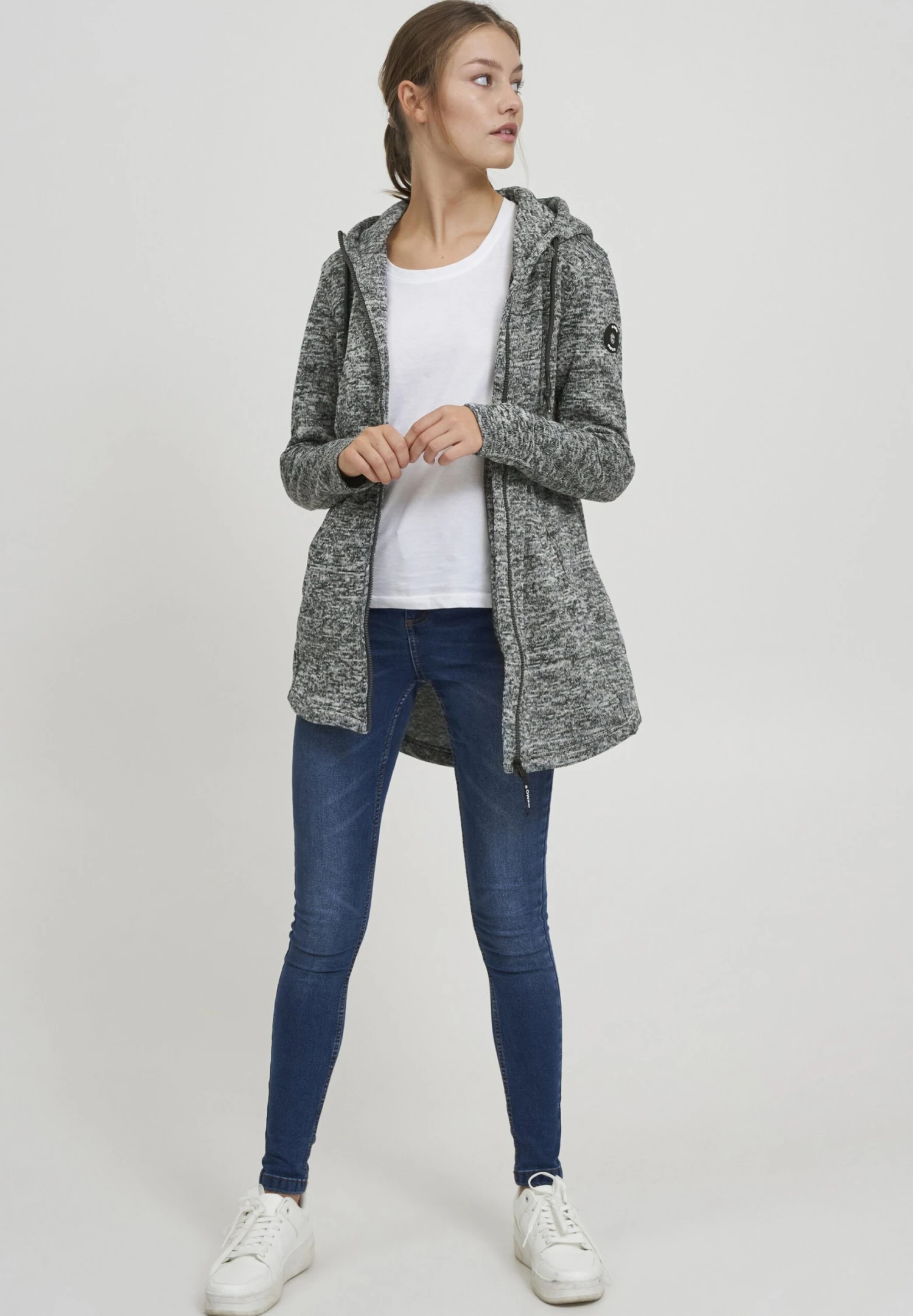 OXMO Oxkaira - Abrigo De Invierno - Dark Shadow 2 OXMO Oxkaira - Abrigo De Invierno - Dark Shadow - Imagen 2