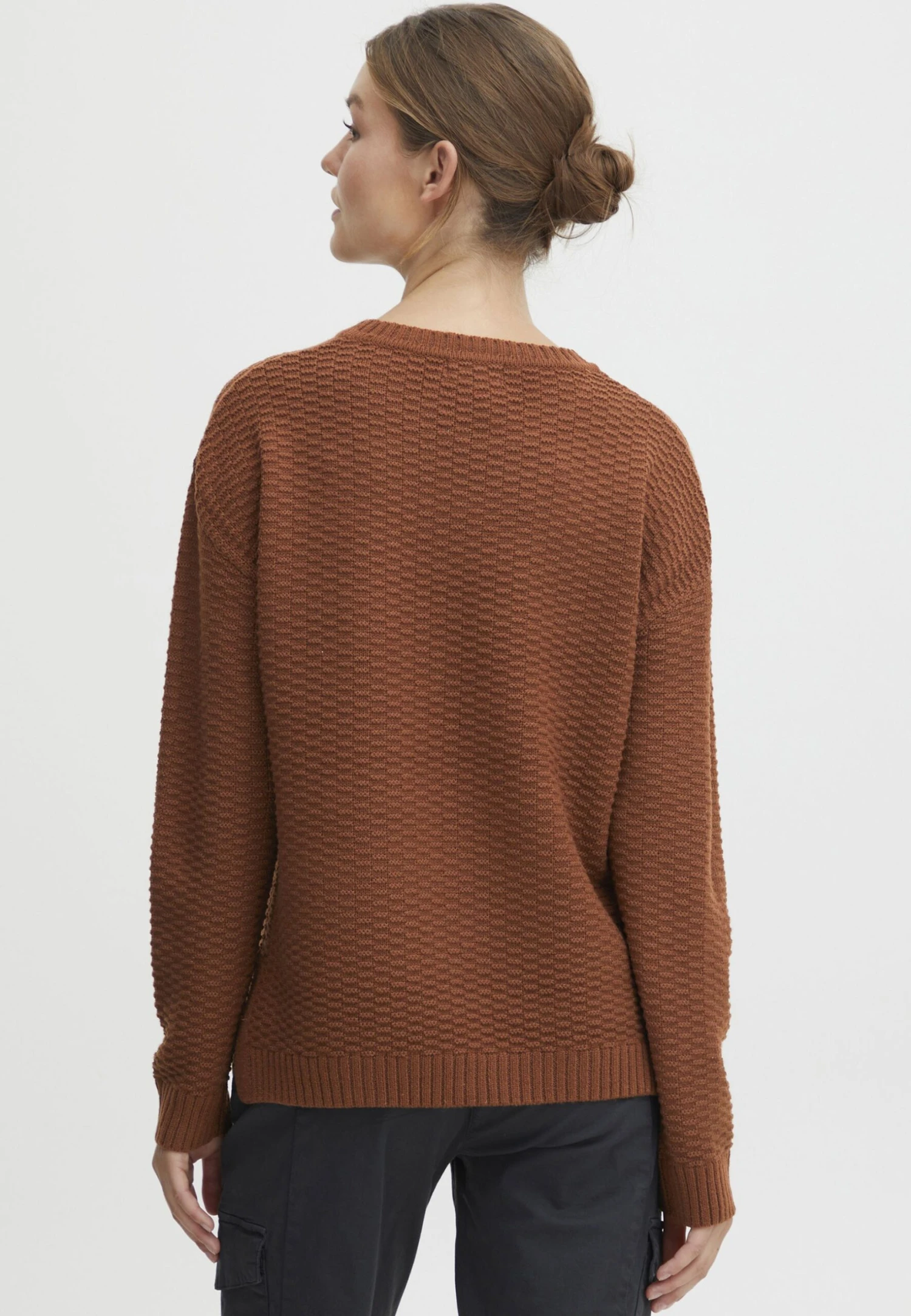 OXMO Oxmilla - Jersey De Punto - Brunette 3 OXMO Oxmilla - Jersey De Punto - Brunette - Imagen 3