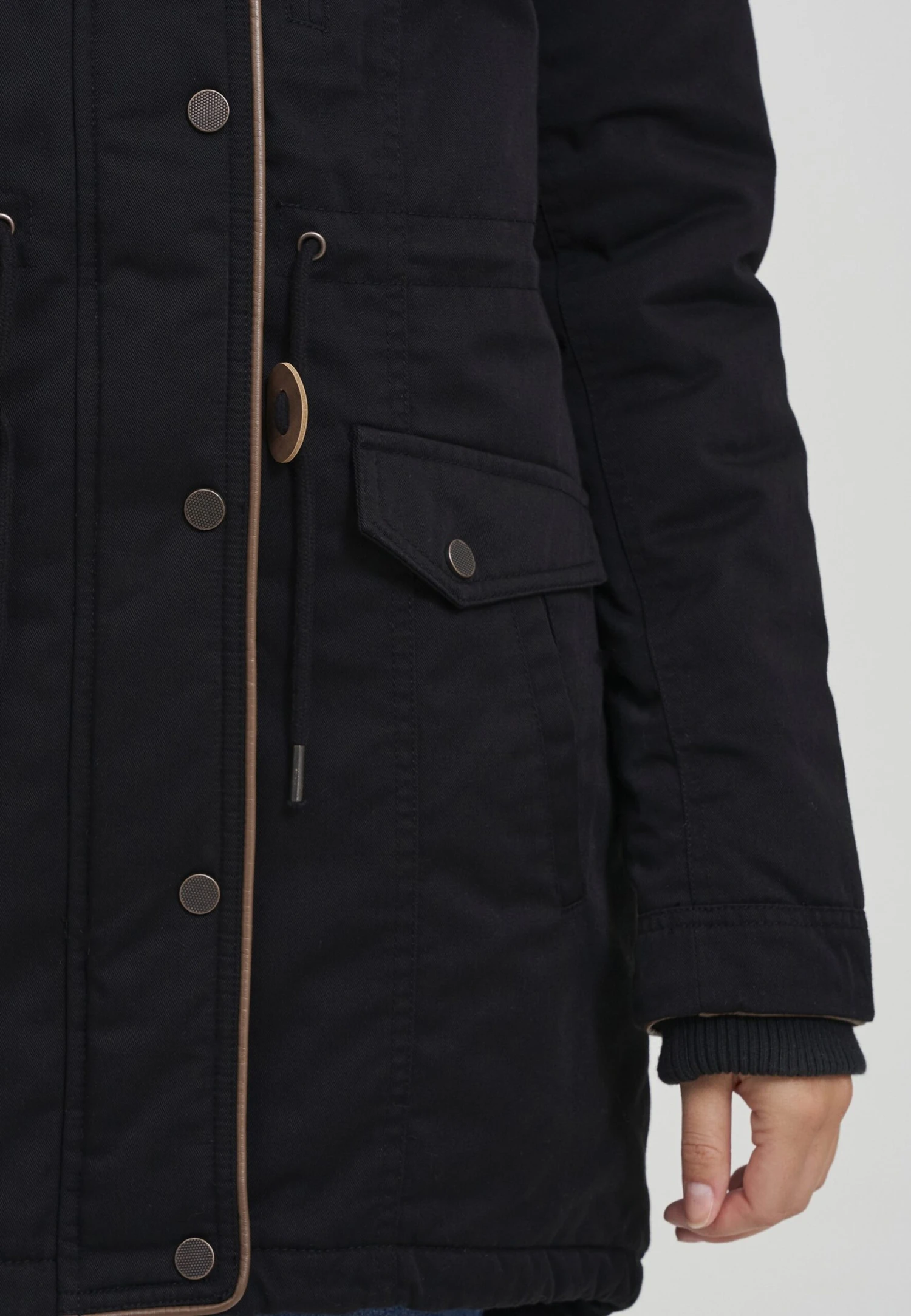 OXMO Oxanna - Parka - Black 5 OXMO Oxanna - Parka - Black - Imagen 5