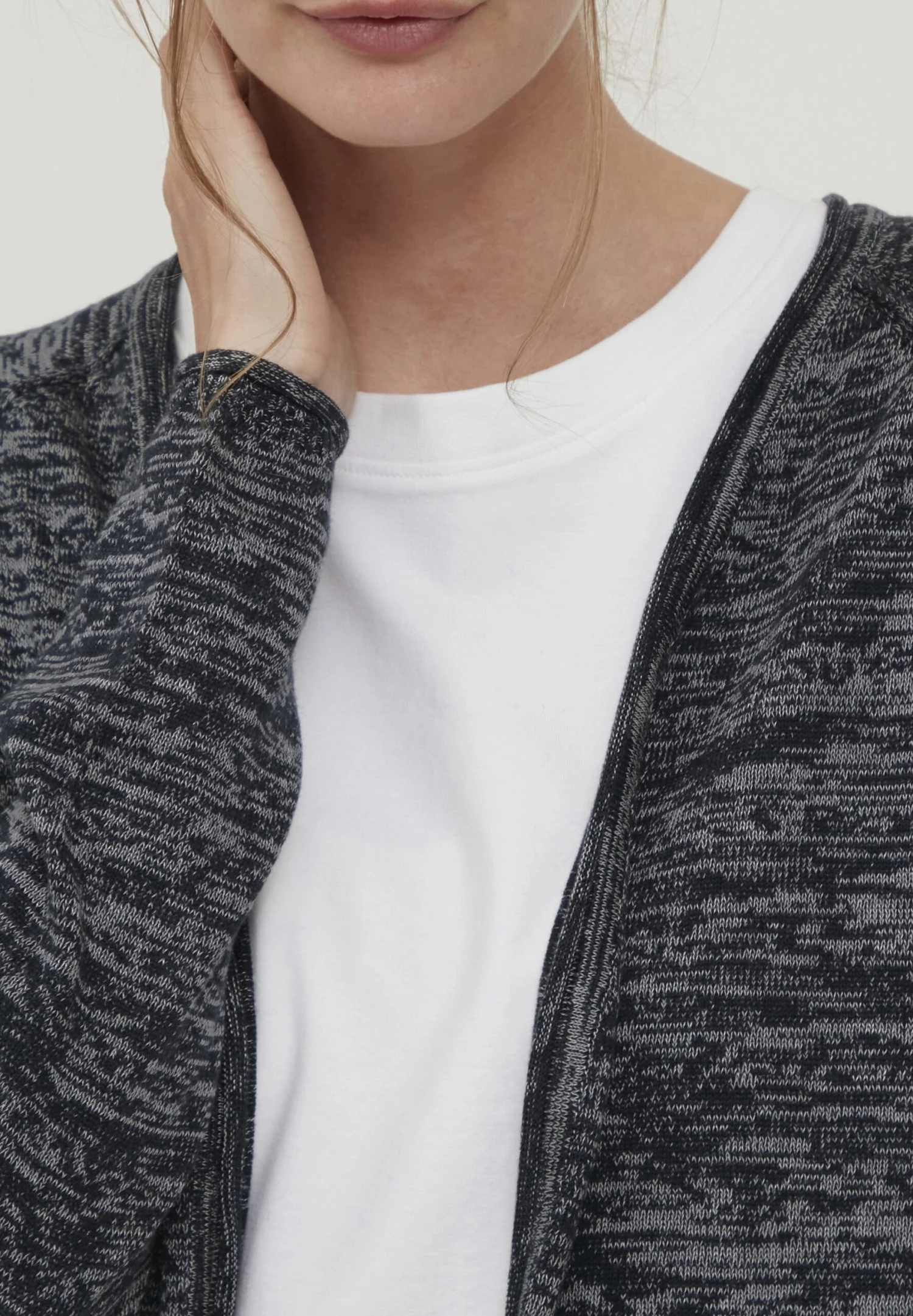 OXMO Oxdanila - Chaqueta De Punto - Navy 4 OXMO Oxdanila - Chaqueta De Punto - Navy - Imagen 4