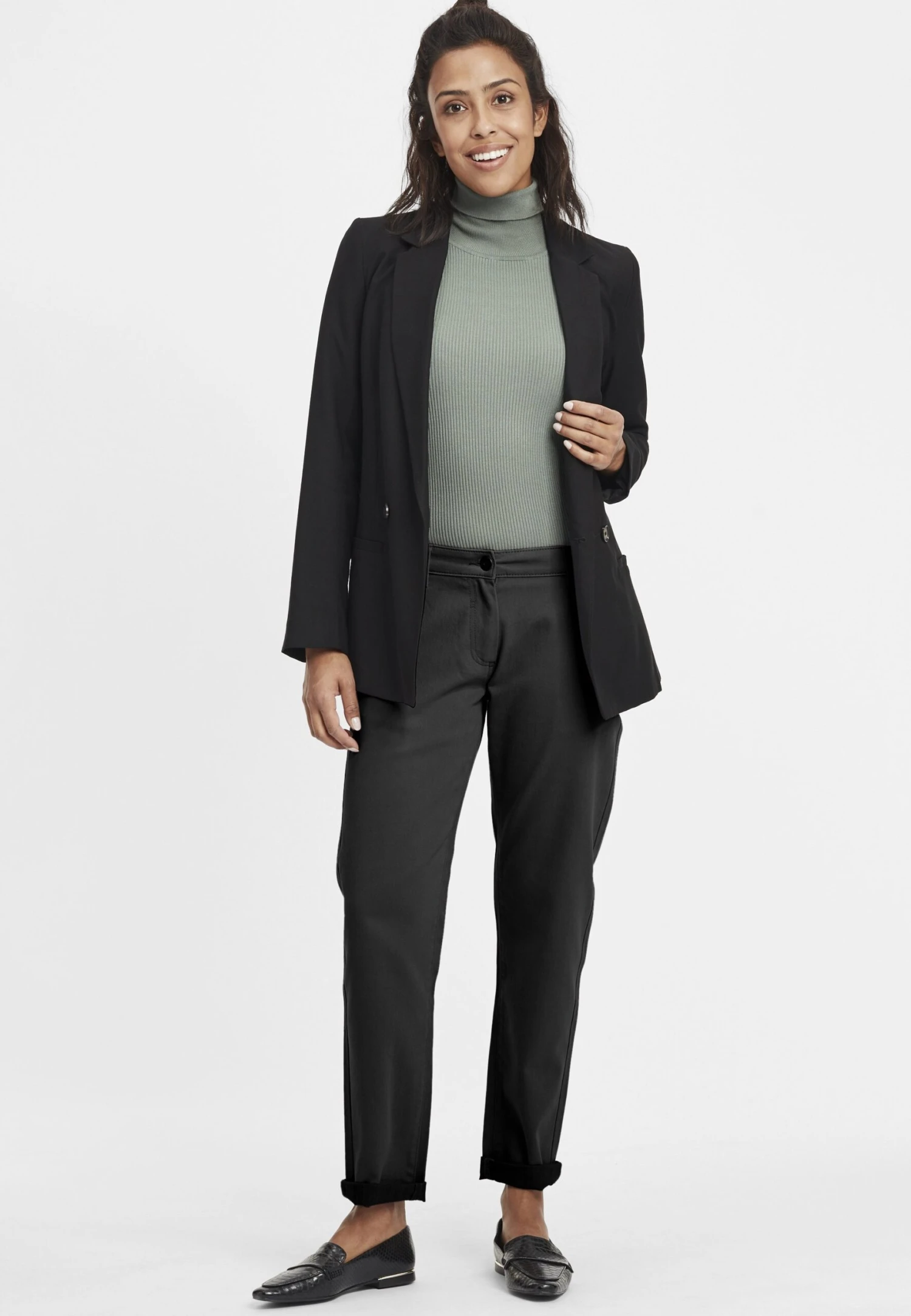 OXMO Oxdoneta - Pantalones Chinos - Black 2 OXMO Oxdoneta - Pantalones Chinos - Black - Imagen 2