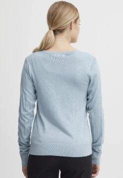 OXMO Oxhelene - Chaqueta De Punto - Blue Bell Melange 8 OXMO Oxhelene - Chaqueta De Punto - Blue Bell Melange -OXMO Tienda En Línea 6e93753bd24b4e7fbe504ef6991f506e