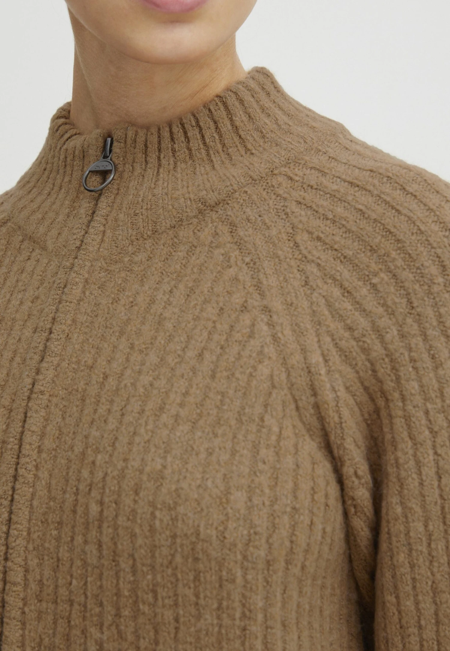 OXMO Sal - Chaqueta De Punto - Tannin Melange 4 OXMO Sal - Chaqueta De Punto - Tannin Melange - Imagen 4