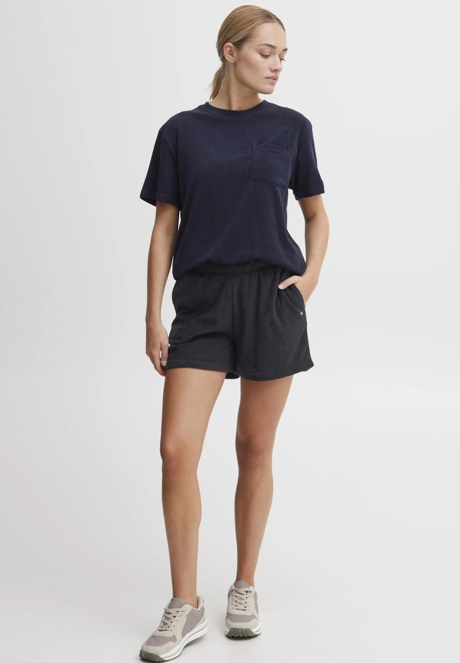 OXMO Oxfrinka Sh - Shorts - Black 2 OXMO Oxfrinka Sh - Shorts - Black - Imagen 2