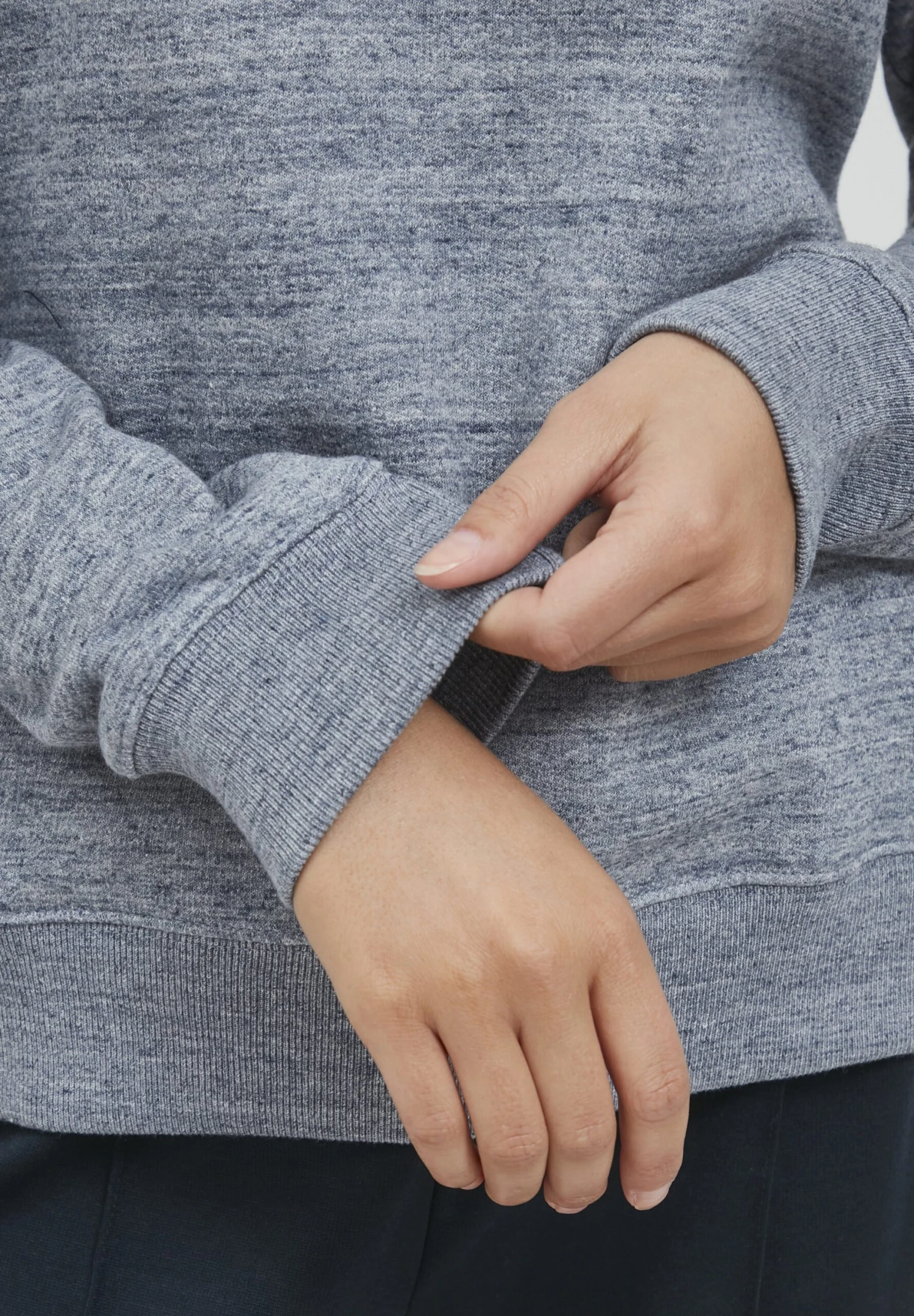 OXMO Oxhella - Jersey De Punto - Total Eclipse Melange 5 OXMO Oxhella - Jersey De Punto - Total Eclipse Melange - Imagen 5