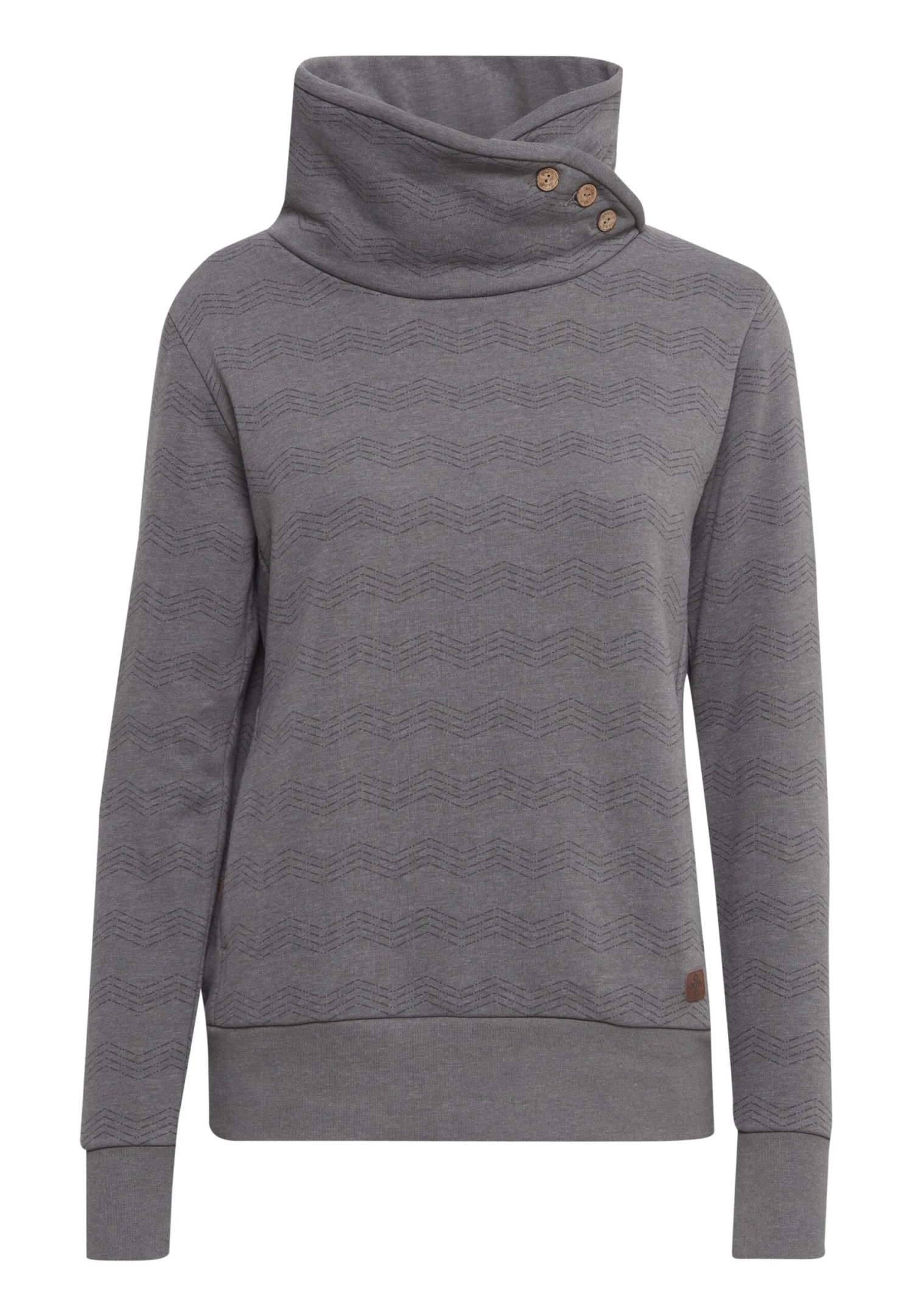 OXMO Oxvernita - Sudadera - Medium Grey Melange 5 OXMO Oxvernita - Sudadera - Medium Grey Melange - Imagen 5