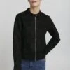 OXMO Peggy - Chaqueta De Cuero Sintético - Black