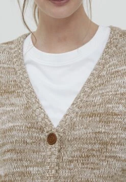 OXMO Oxphilemona - Chaqueta De Punto - Dune 9 OXMO Oxphilemona - Chaqueta De Punto - Dune -OXMO Tienda En Línea 751caaef54274f148a1ac110c649380e