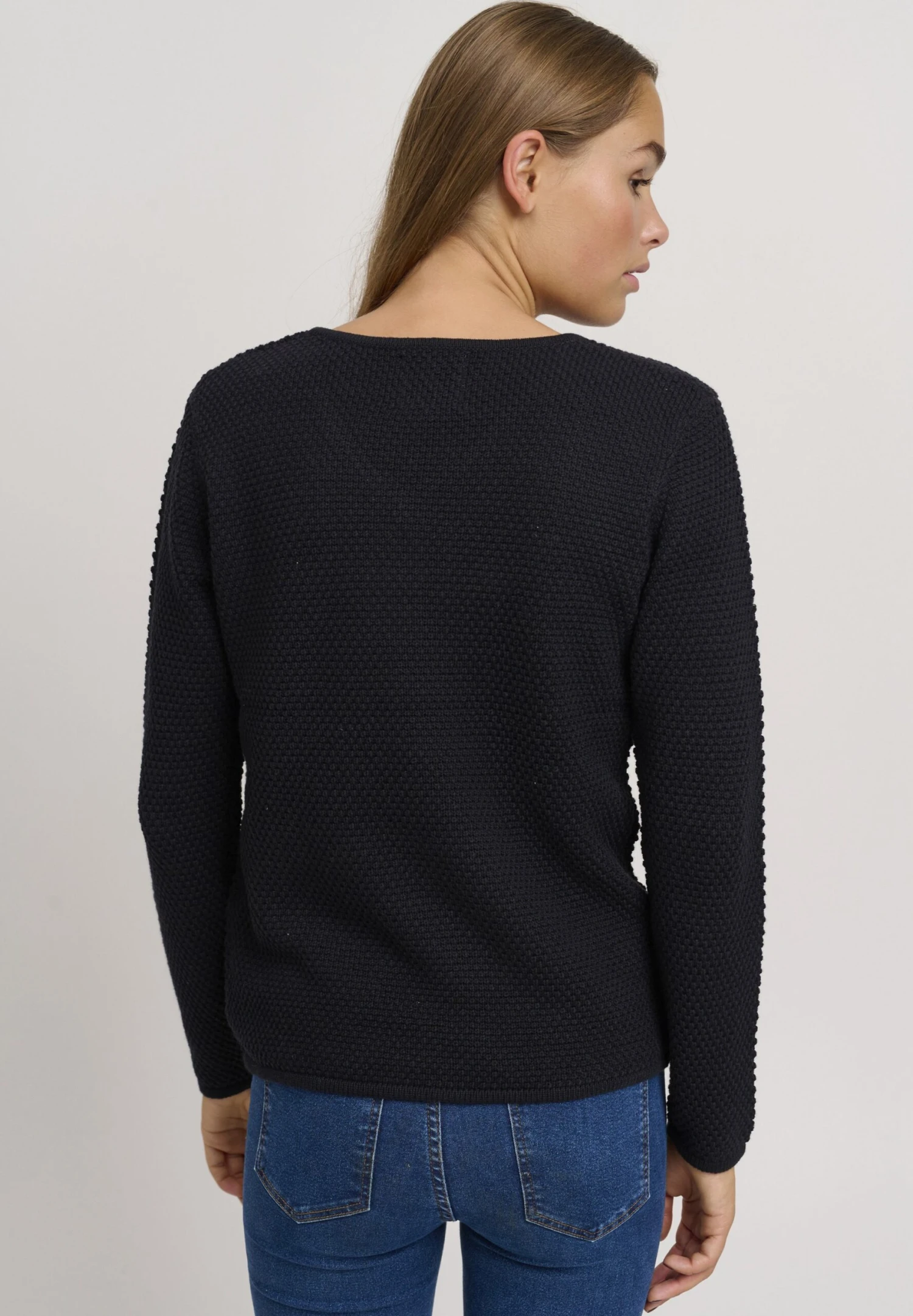 OXMO Oxhanna - Jersey De Punto - Black 2 OXMO Oxhanna - Jersey De Punto - Black - Imagen 2