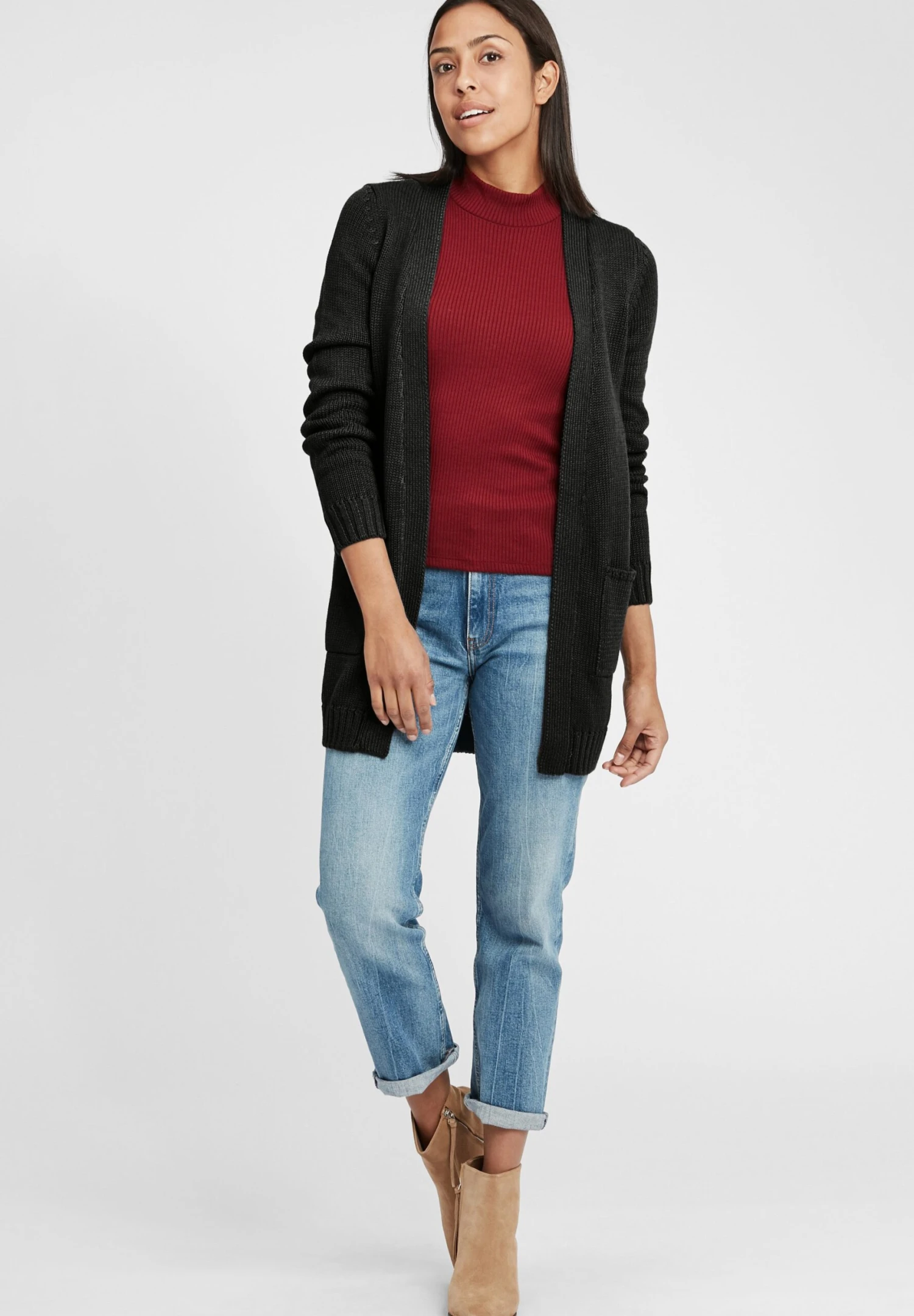 OXMO Oxpaula - Chaqueta De Punto - Black 2 OXMO Oxpaula - Chaqueta De Punto - Black - Imagen 2