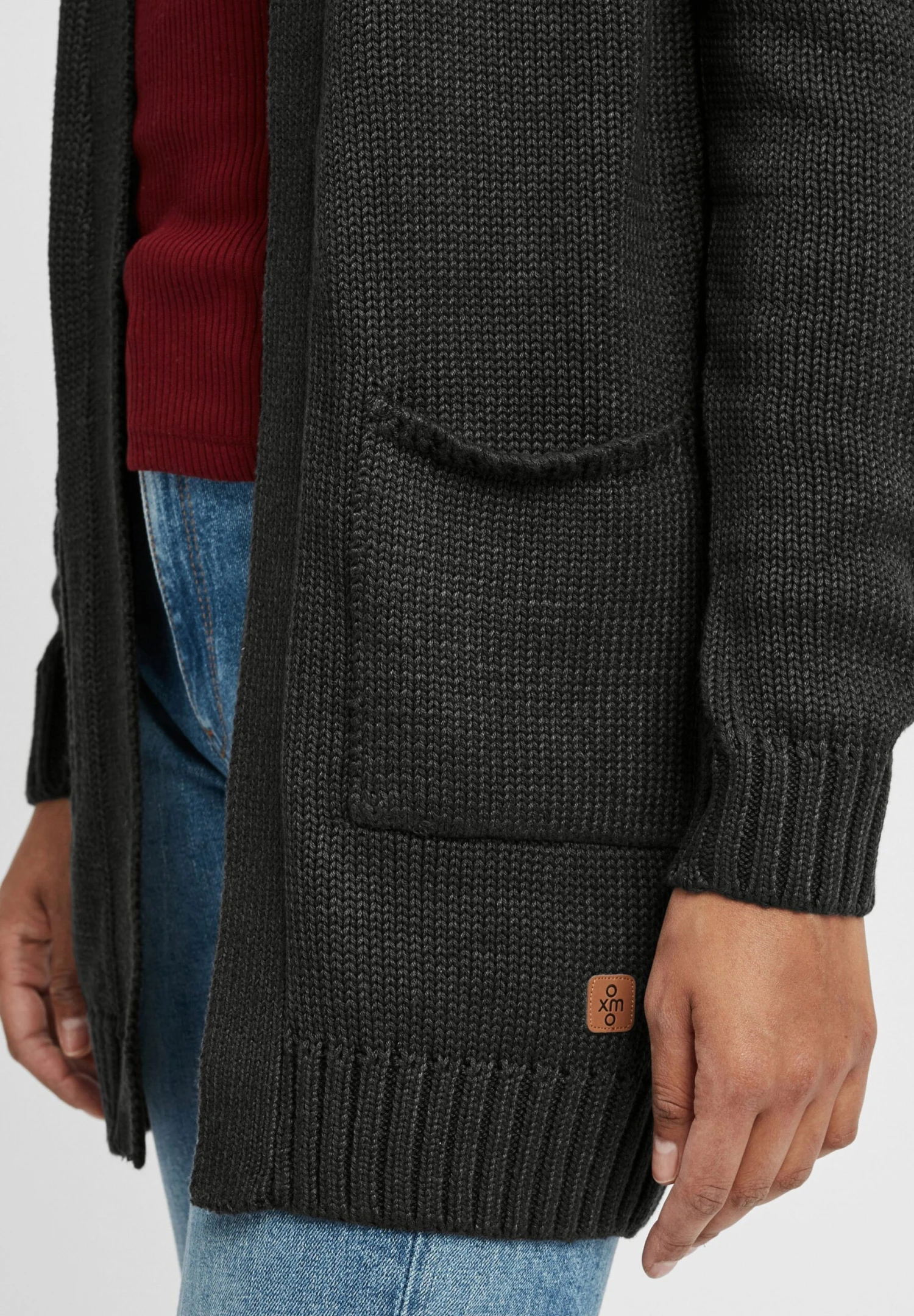 OXMO Oxpaula - Chaqueta De Punto - Black 5 OXMO Oxpaula - Chaqueta De Punto - Black - Imagen 5