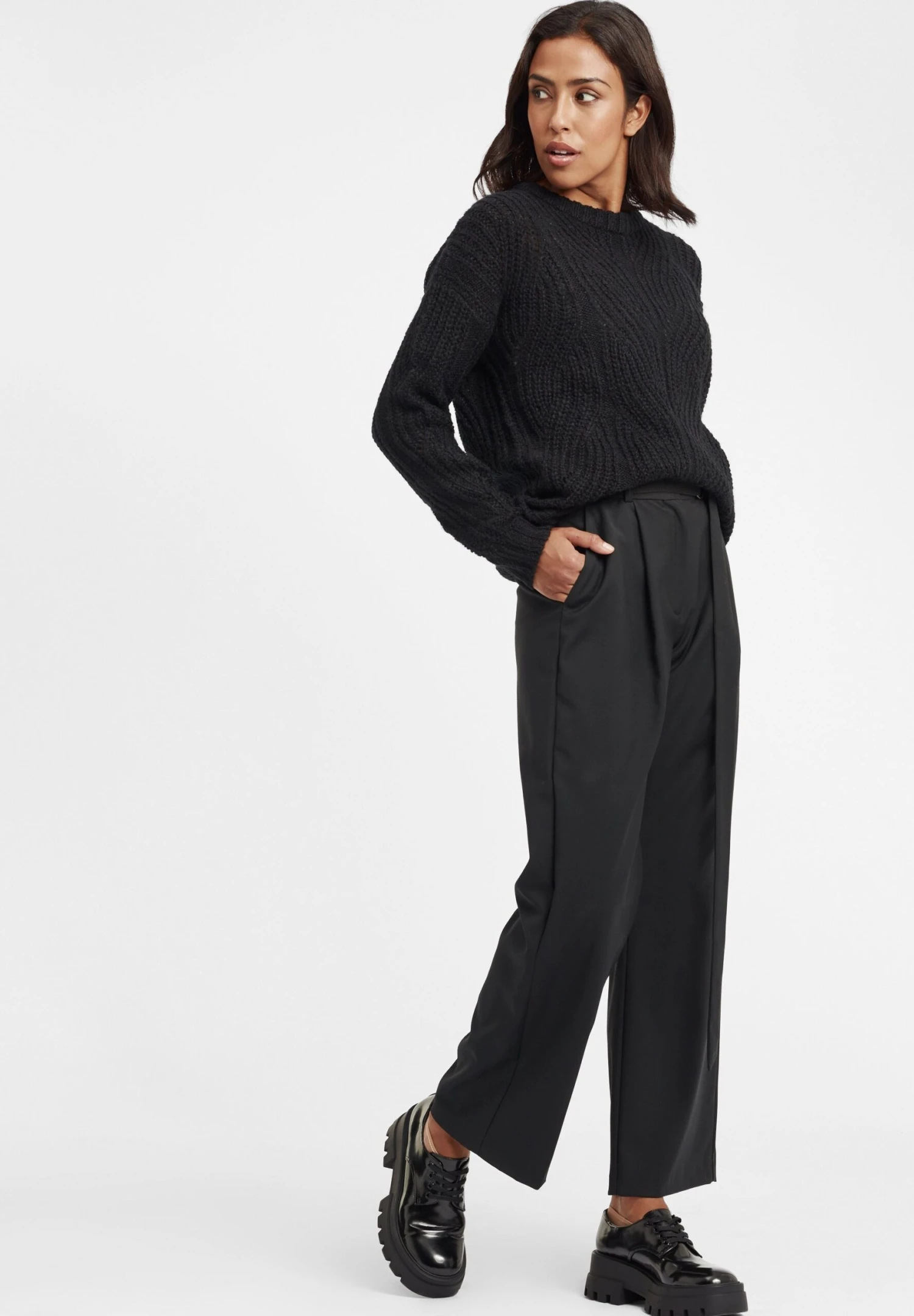 OXMO Oxchiara - Jersey De Punto - Black 2 OXMO Oxchiara - Jersey De Punto - Black - Imagen 2