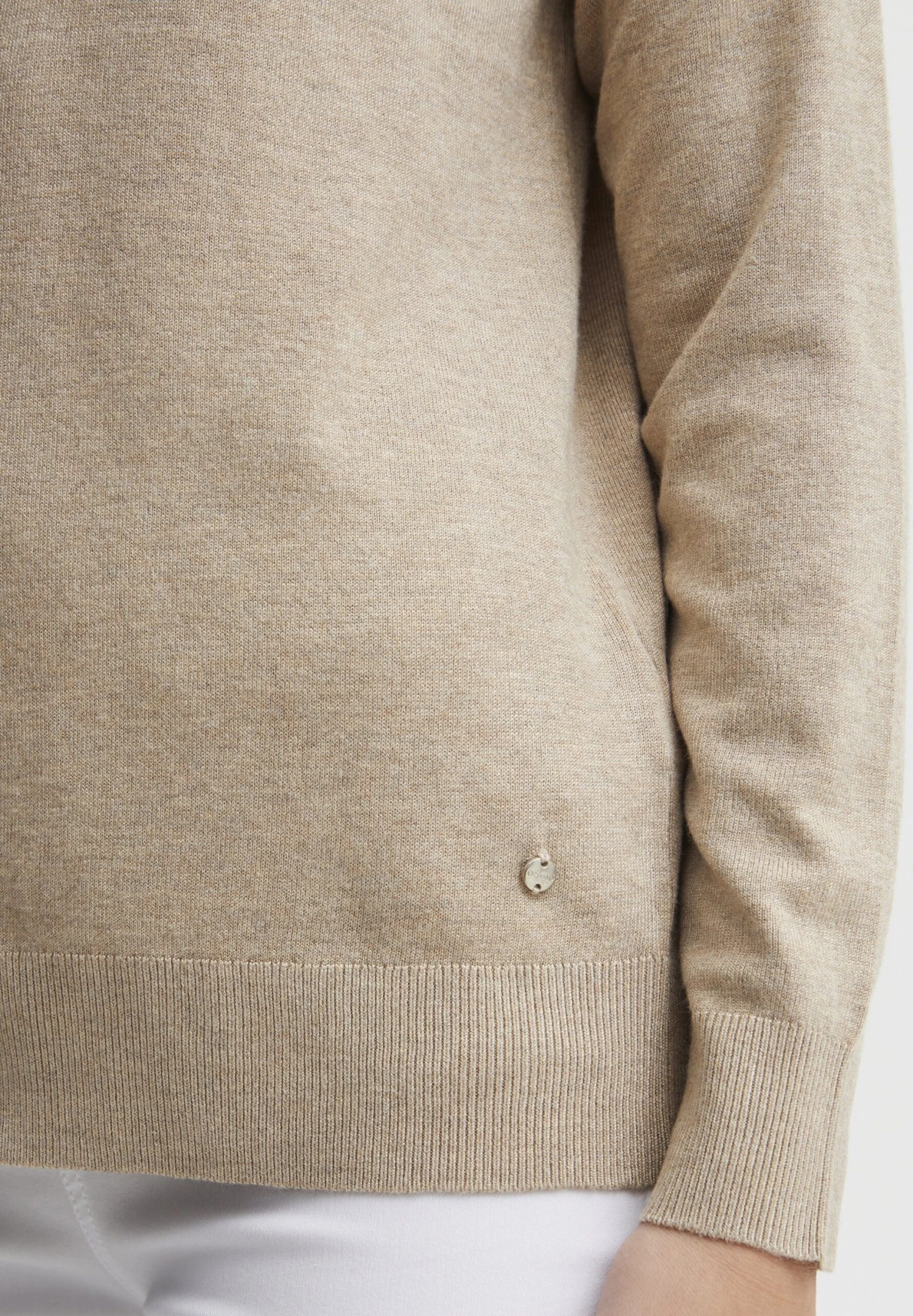 OXMO Oxhelle - Jersey De Punto - Cement Melange 5 OXMO Oxhelle - Jersey De Punto - Cement Melange - Imagen 5