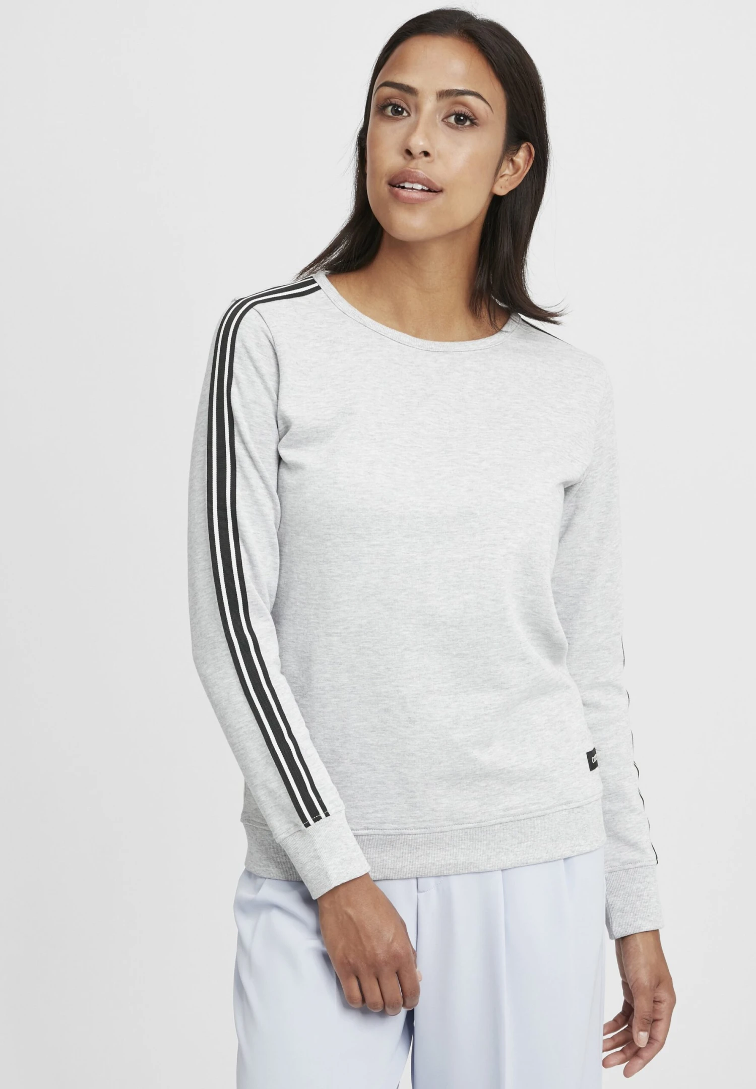 OXMO Oxgabita - Sudadera - Light Grey Melange 1 OXMO Oxgabita - Sudadera - Light Grey Melange