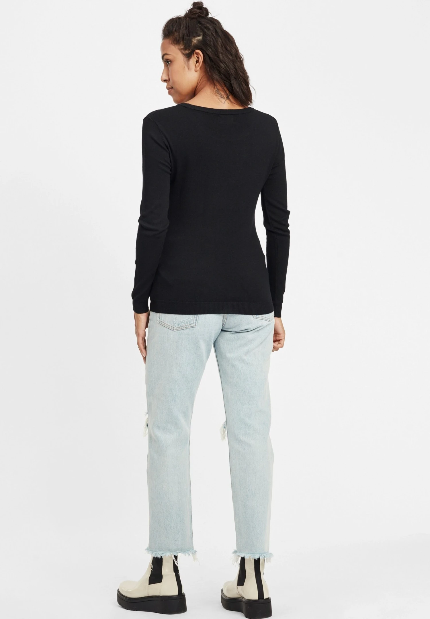 OXMO Oxedda - Jersey De Punto - Black 3 OXMO Oxedda - Jersey De Punto - Black - Imagen 3