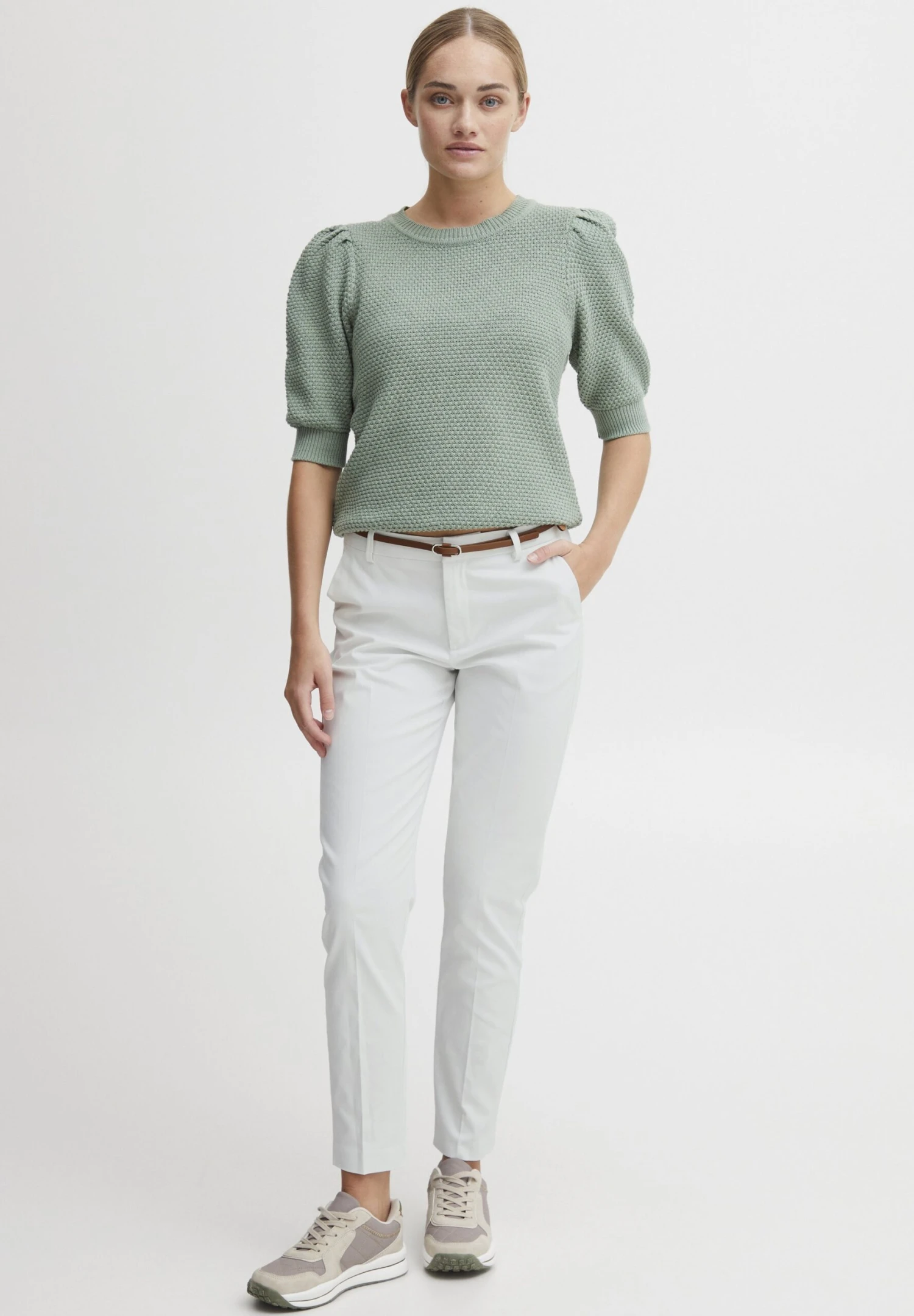 OXMO Oxdaisy Pa - Pantalones - Off White 2 OXMO Oxdaisy Pa - Pantalones - Off White - Imagen 2