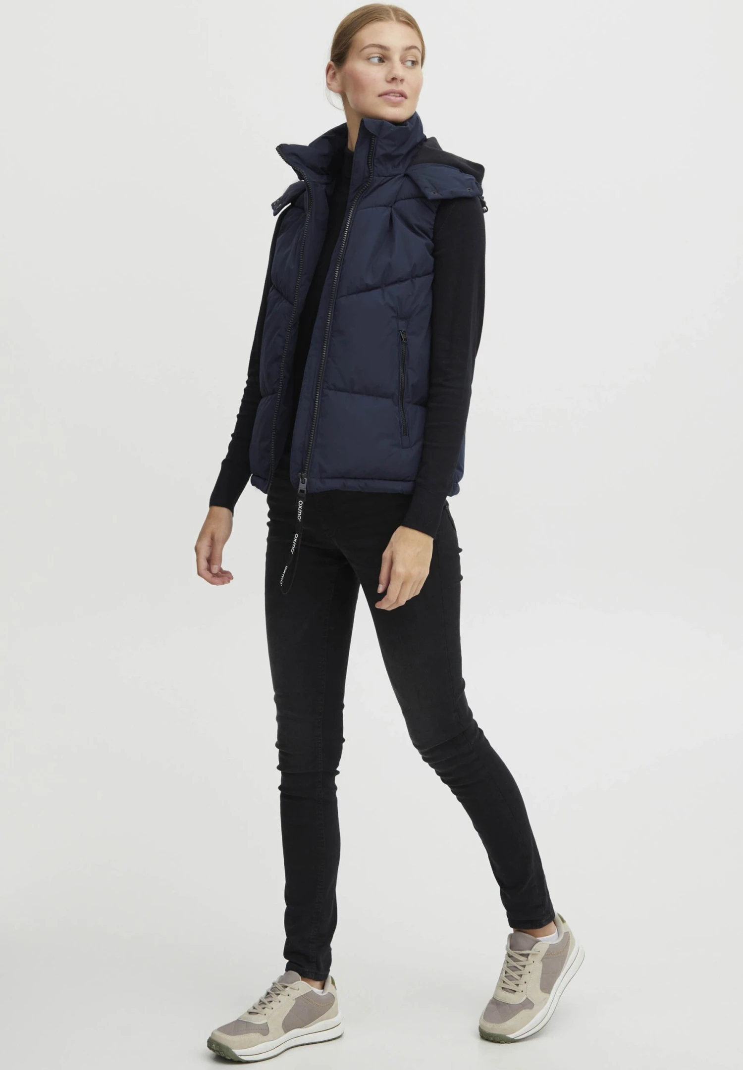 OXMO Ox-Juliette - Chaleco - Insignia Blue 2 OXMO Ox-Juliette - Chaleco - Insignia Blue - Imagen 2