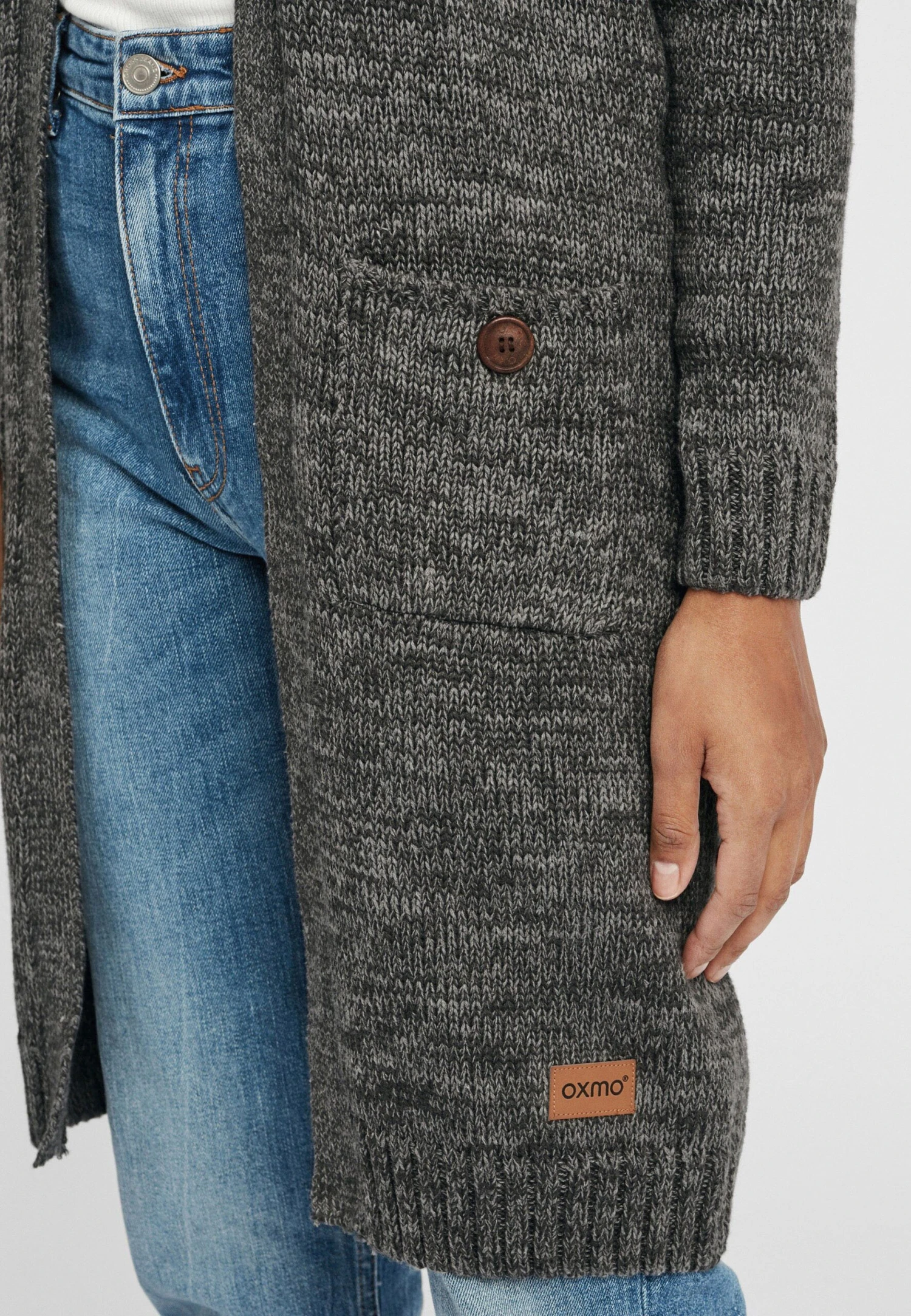 OXMO Oxphiletta - Chaqueta De Punto - Black 5 OXMO Oxphiletta - Chaqueta De Punto - Black - Imagen 5