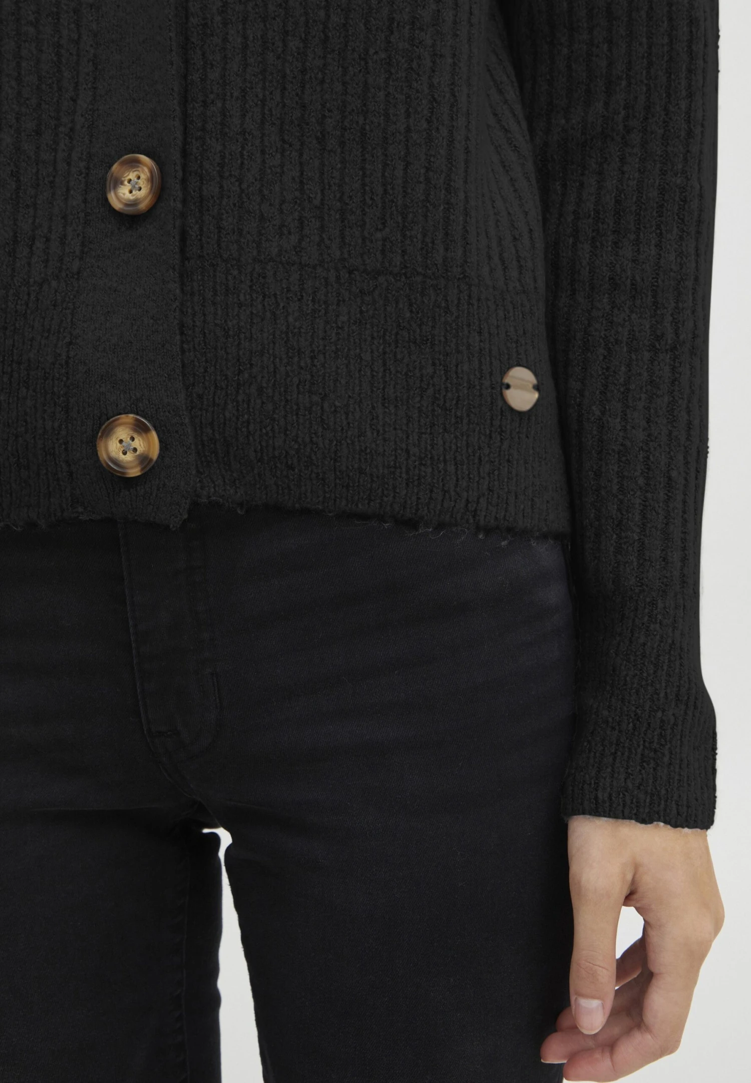 OXMO Oxnorene - Chaqueta De Punto - Black 5 OXMO Oxnorene - Chaqueta De Punto - Black - Imagen 5