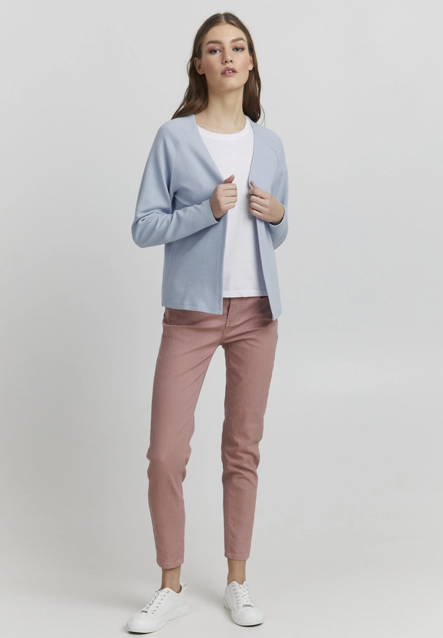 OXMO Jonia - Chaqueta De Punto - Kentucky Blue 2 OXMO Jonia - Chaqueta De Punto - Kentucky Blue - Imagen 2