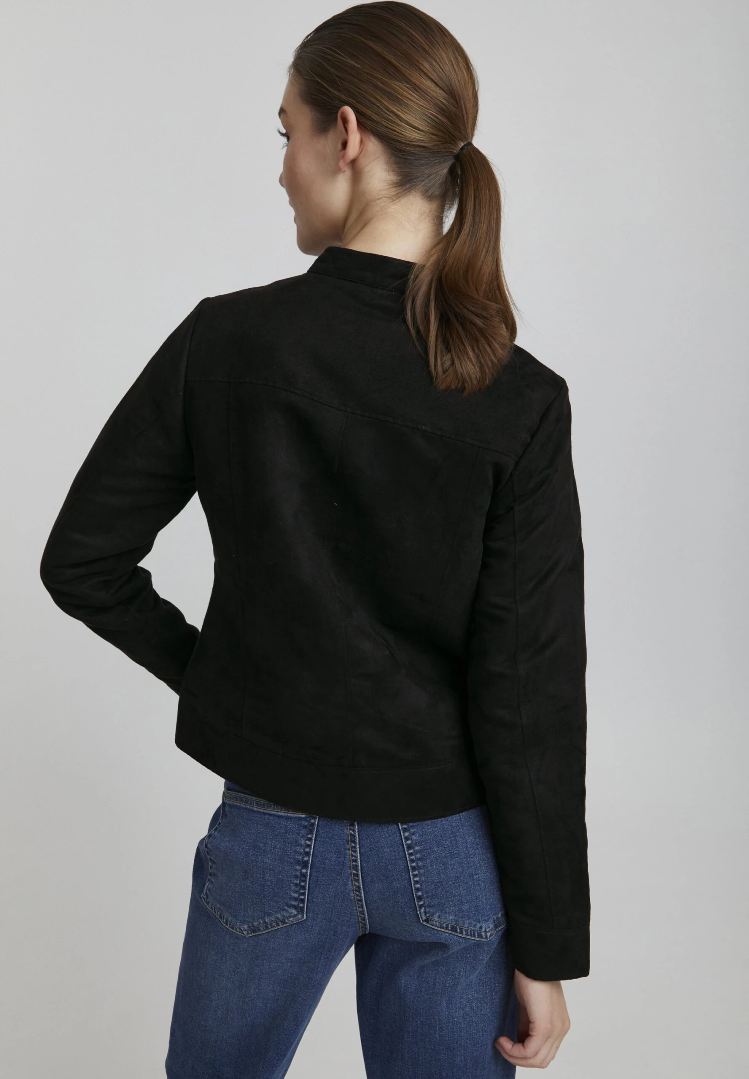 OXMO Peggy - Chaqueta De Cuero Sintético - Black 3 OXMO Peggy - Chaqueta De Cuero Sintético - Black - Imagen 3