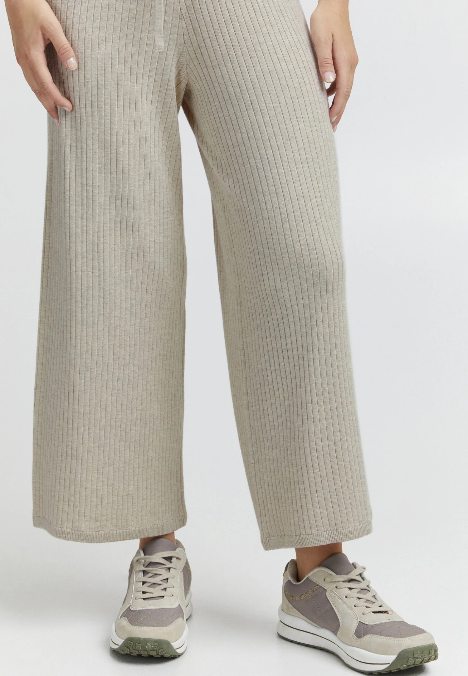 OXMO Oxrie - Pantalones - Oyster Grey Melange 5 OXMO Oxrie - Pantalones - Oyster Grey Melange - Imagen 5