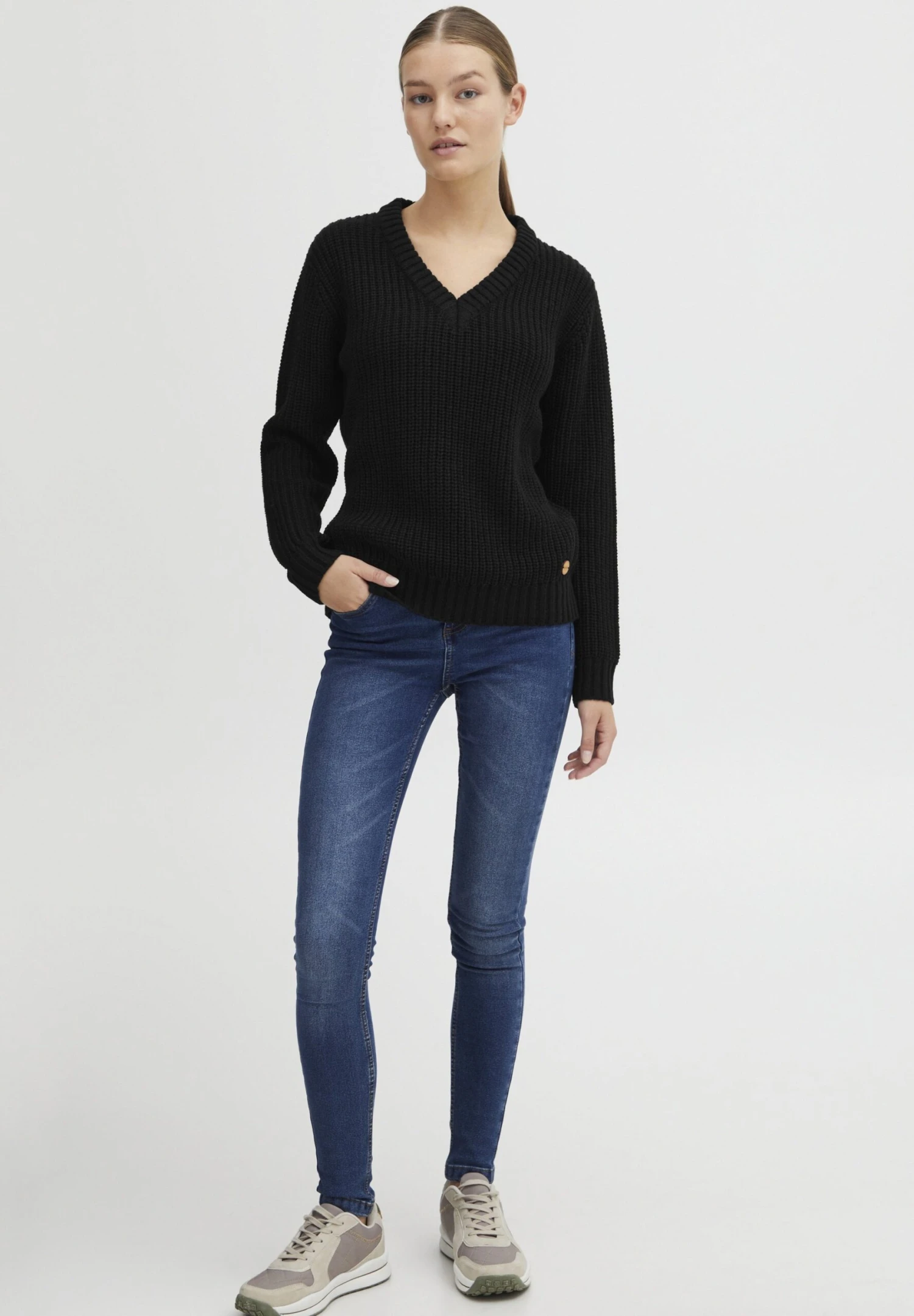 OXMO Nanny - Jersey De Punto - Black 2 OXMO Nanny - Jersey De Punto - Black - Imagen 2