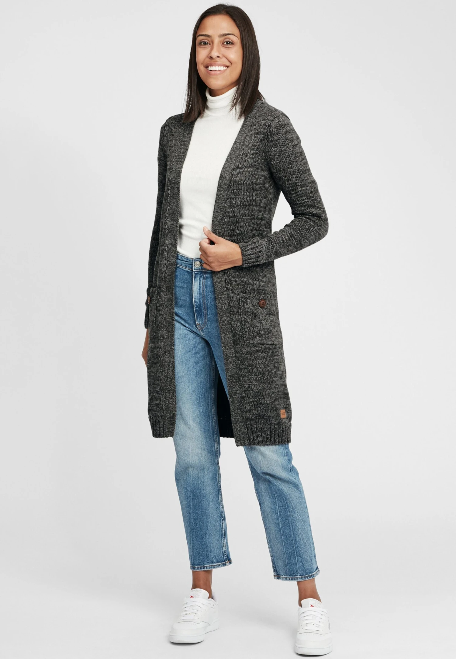 OXMO Oxphiletta - Chaqueta De Punto - Black 2 OXMO Oxphiletta - Chaqueta De Punto - Black - Imagen 2