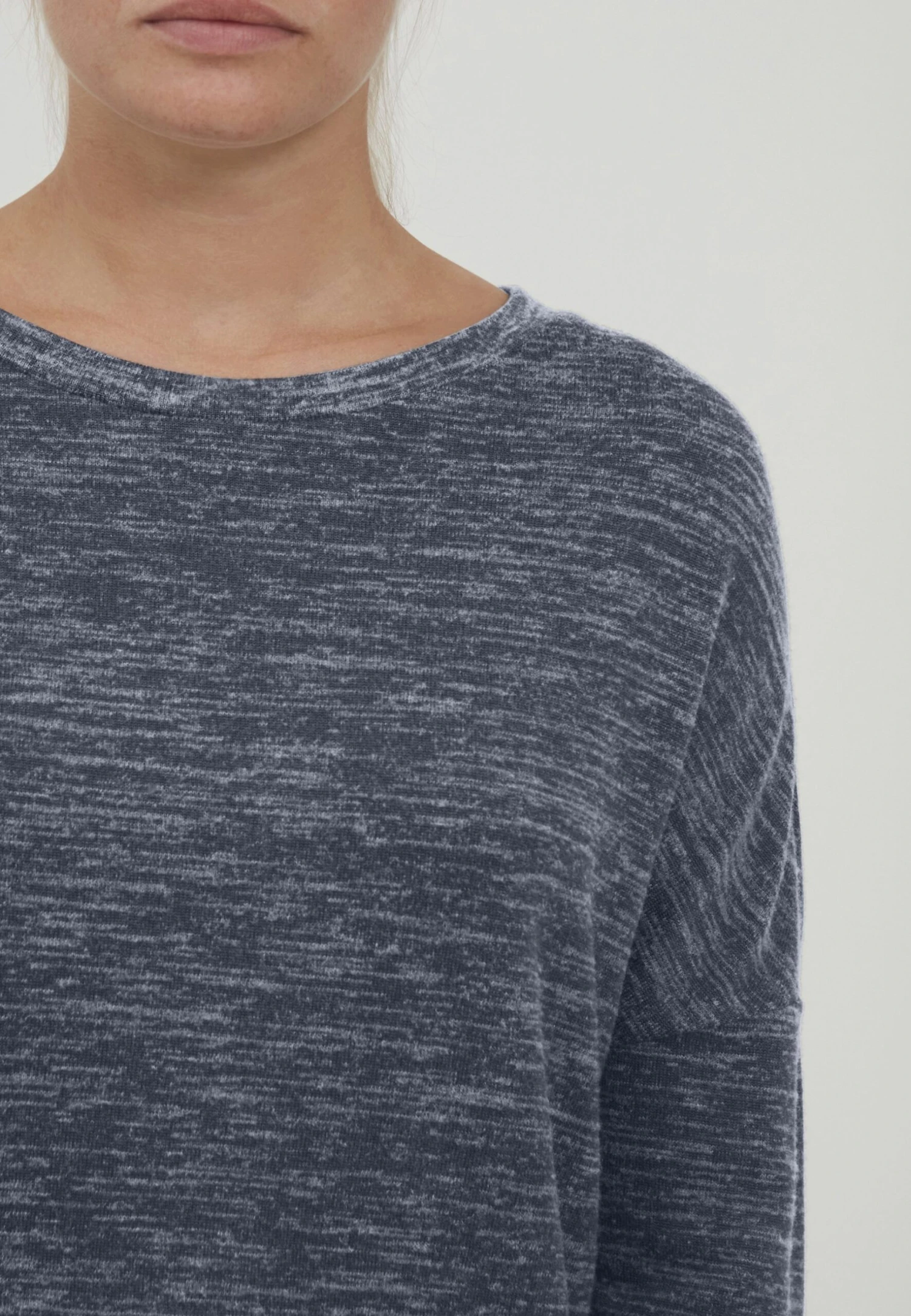 OXMO Oxbenta - Jersey De Punto - Total Eclipse Melange 4 OXMO Oxbenta - Jersey De Punto - Total Eclipse Melange - Imagen 4