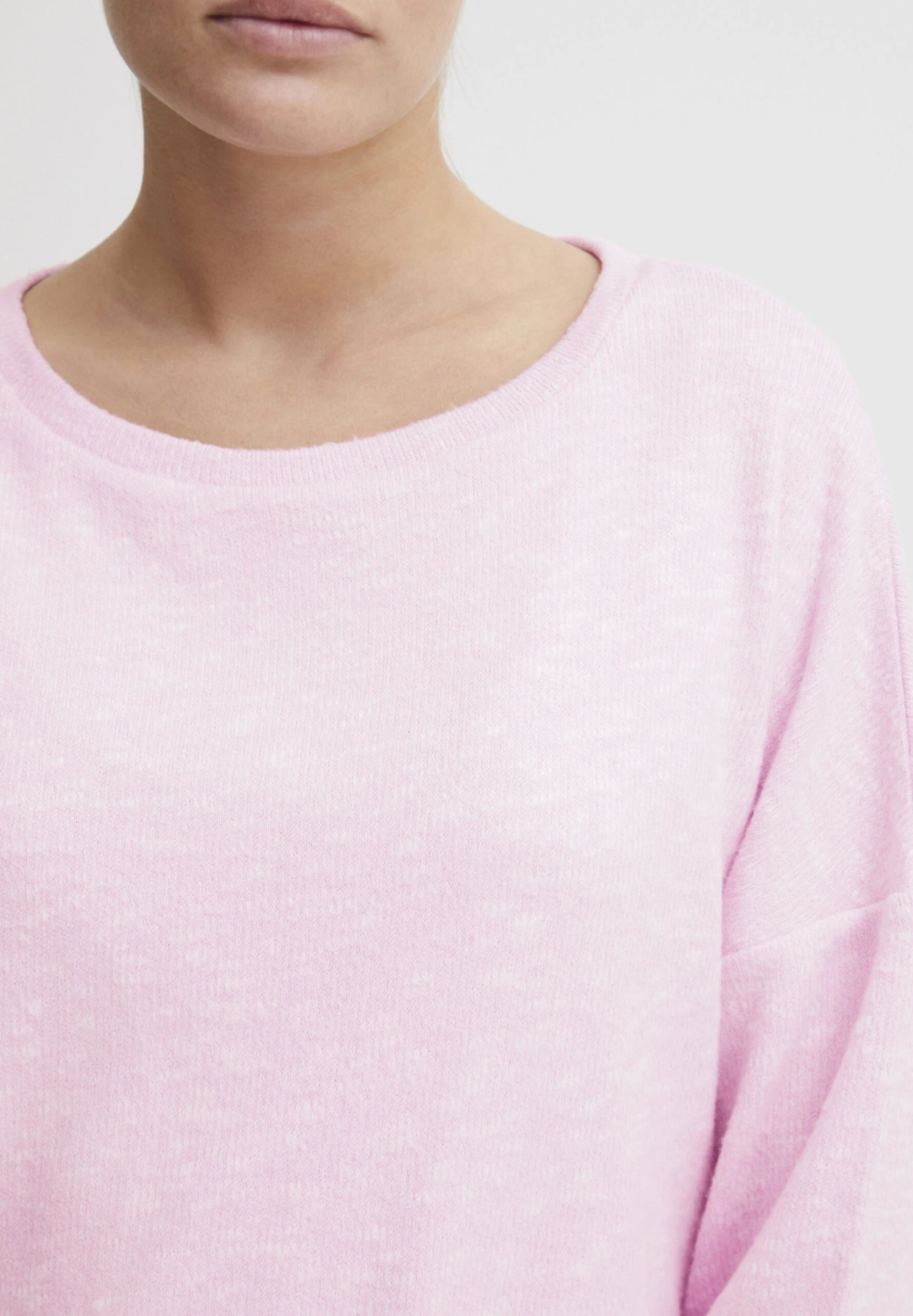 OXMO Oxsanne - Jersey De Punto - Pink Sachet Melange 4 OXMO Oxsanne - Jersey De Punto - Pink Sachet Melange - Imagen 4